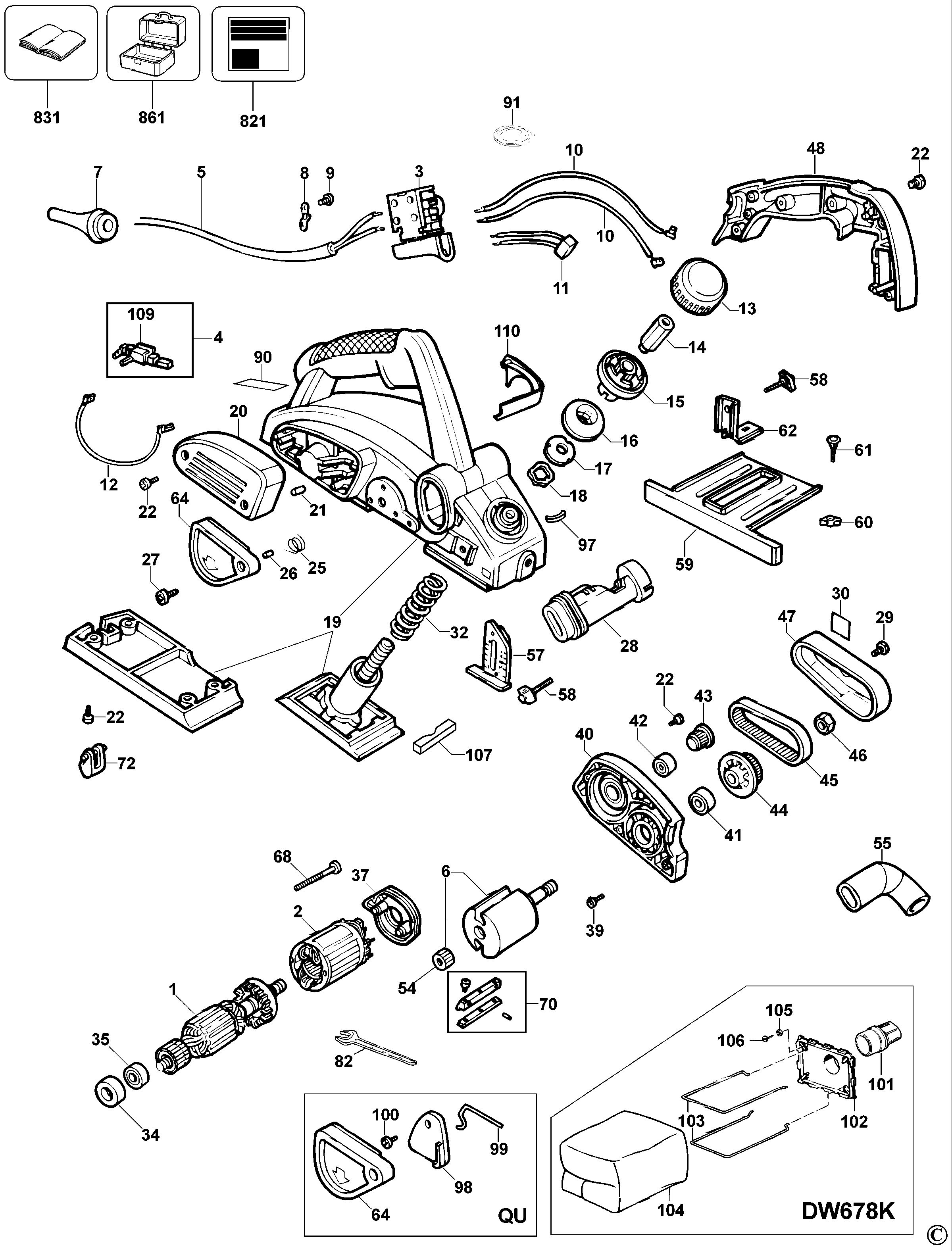 DEWALT PLANER (Type 2 & 3)