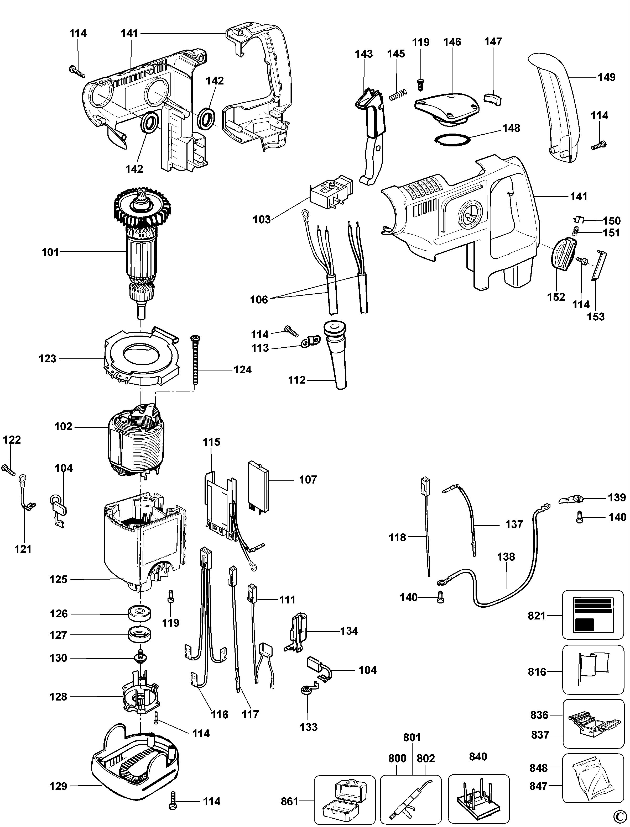 DEWALT ROTARY HAMMER (Type 1)