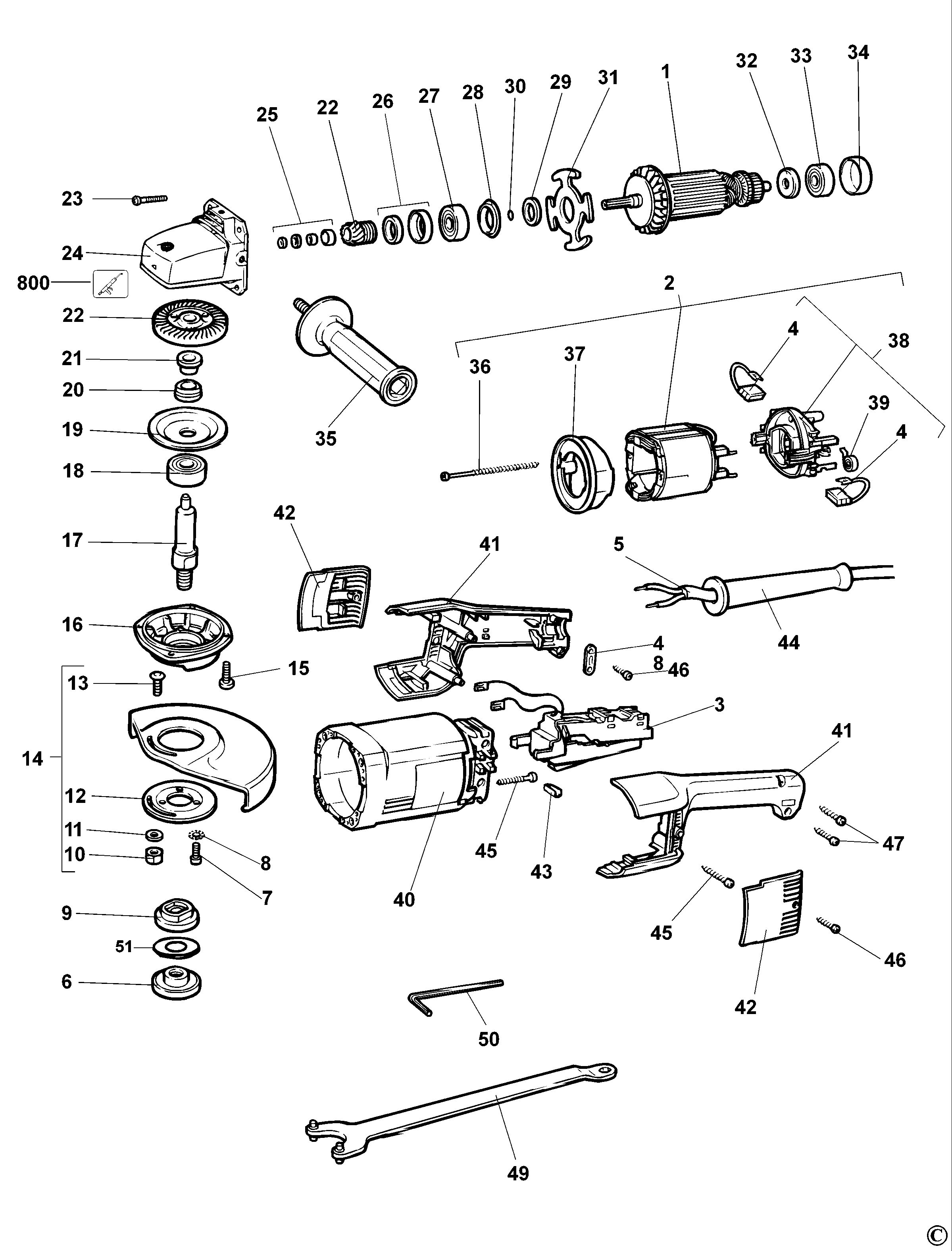 DEWALT ANGLE GRINDER (Type 2)