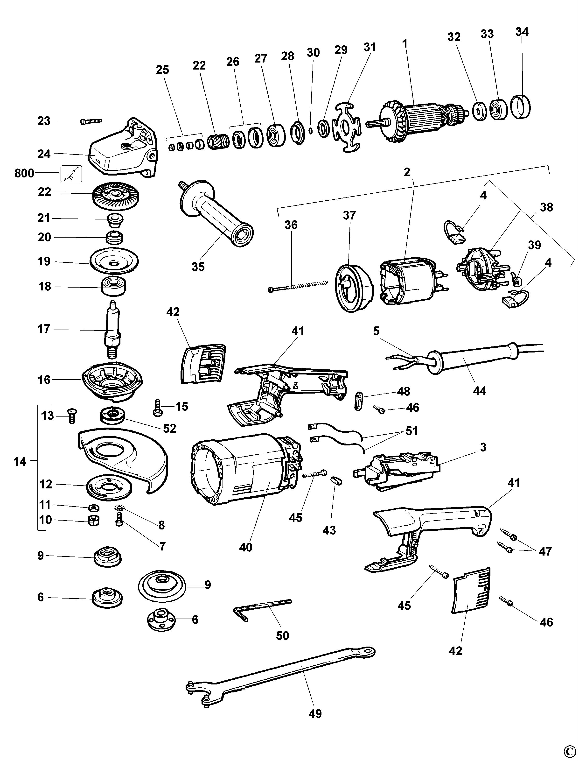 DEWALT ANGLE GRINDER (Type 2 - 3)