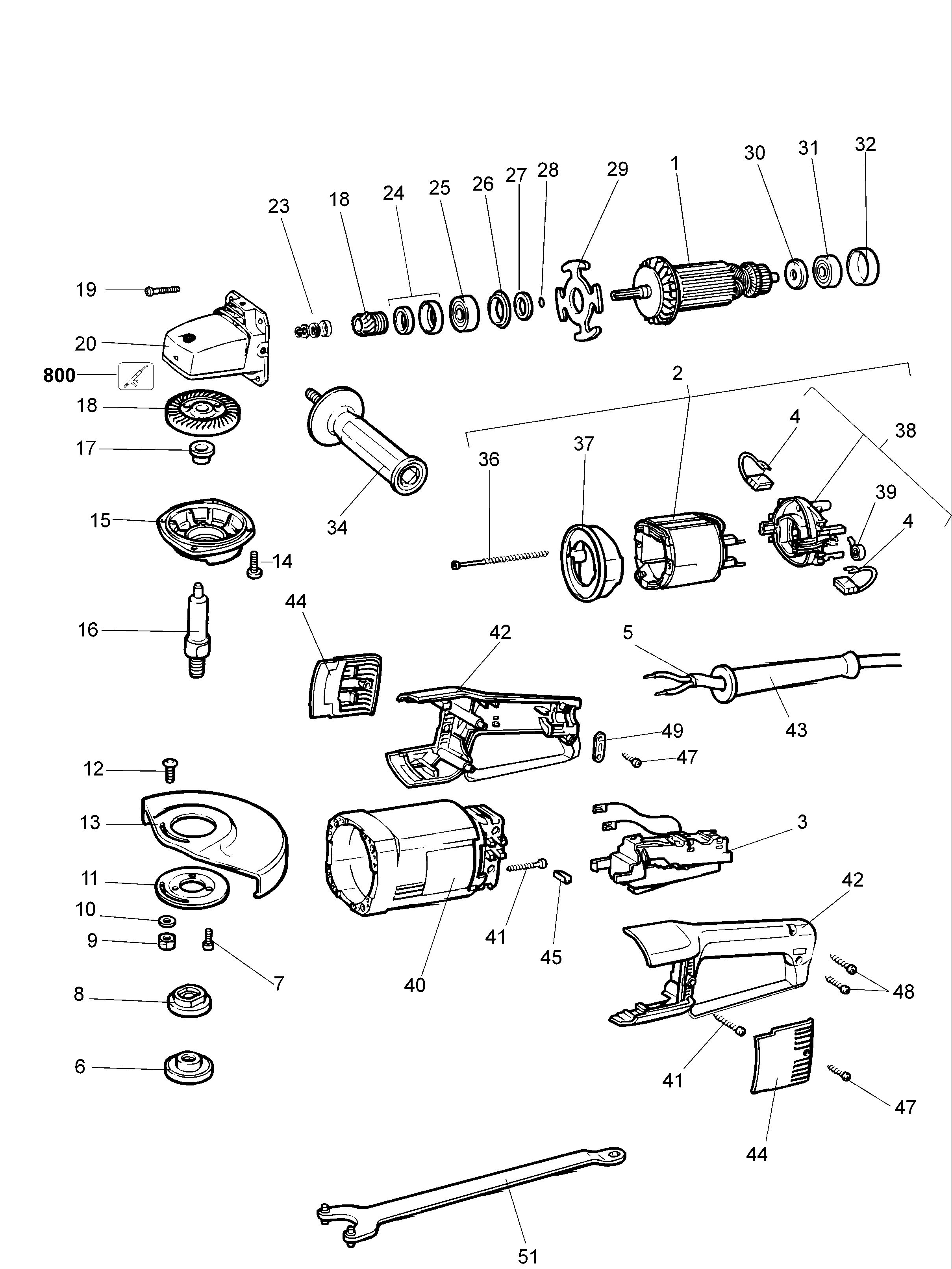 BLACK+DECKER ANGLE GRINDER Type 3