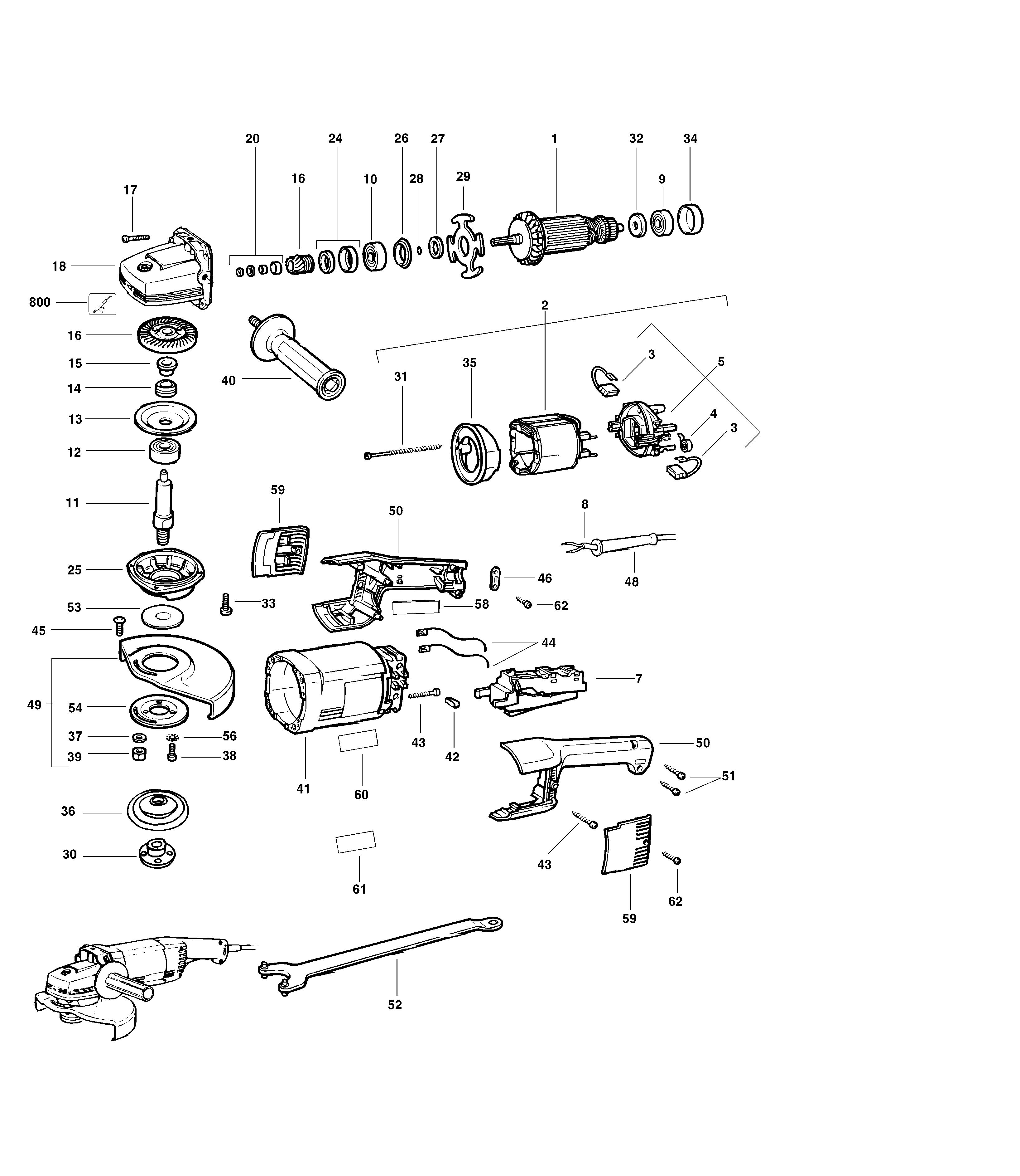 DEWALT ANGLE GRINDER (Type 2)