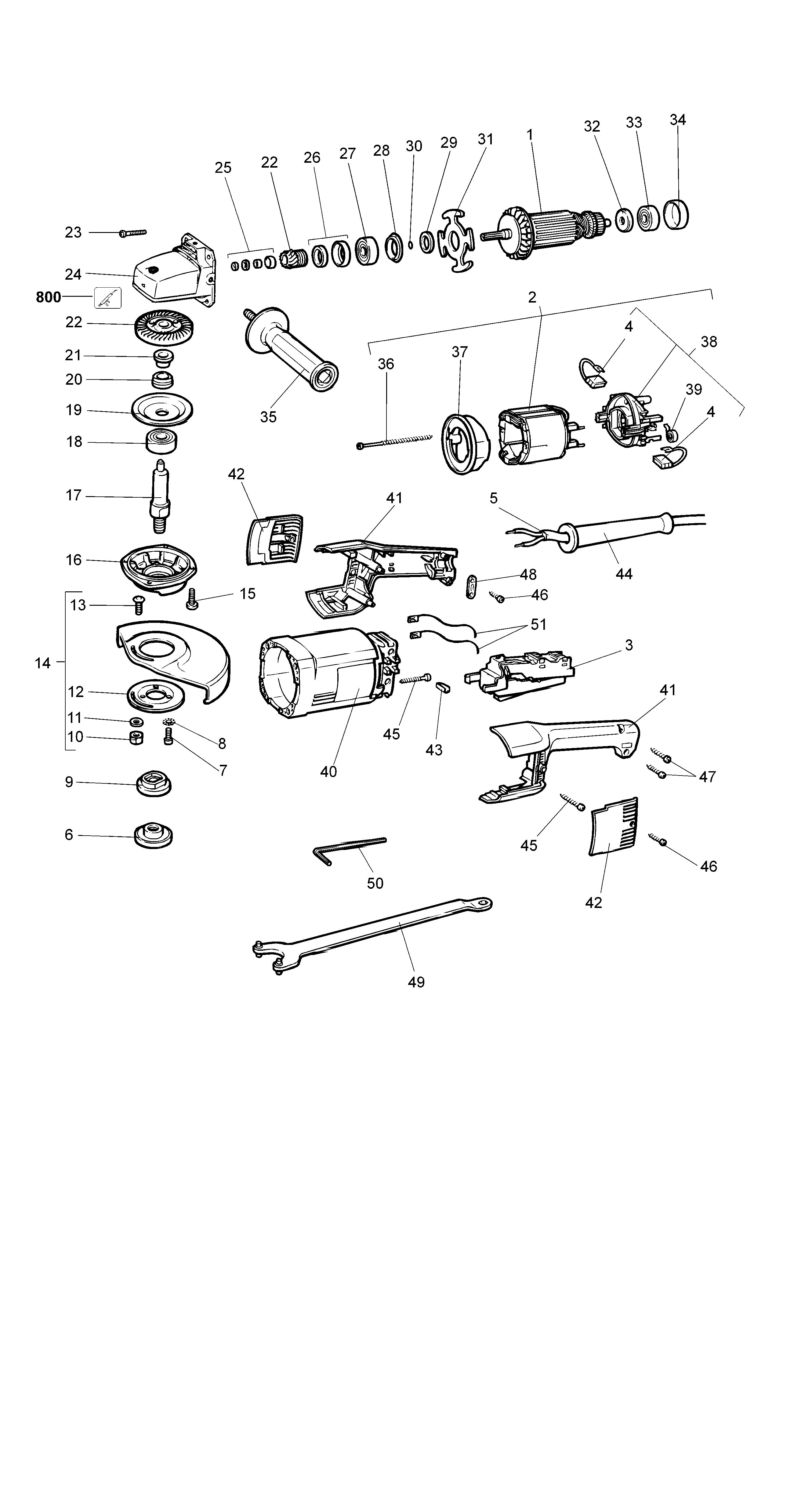 DEWALT ANGLE GRINDER (Type 2)