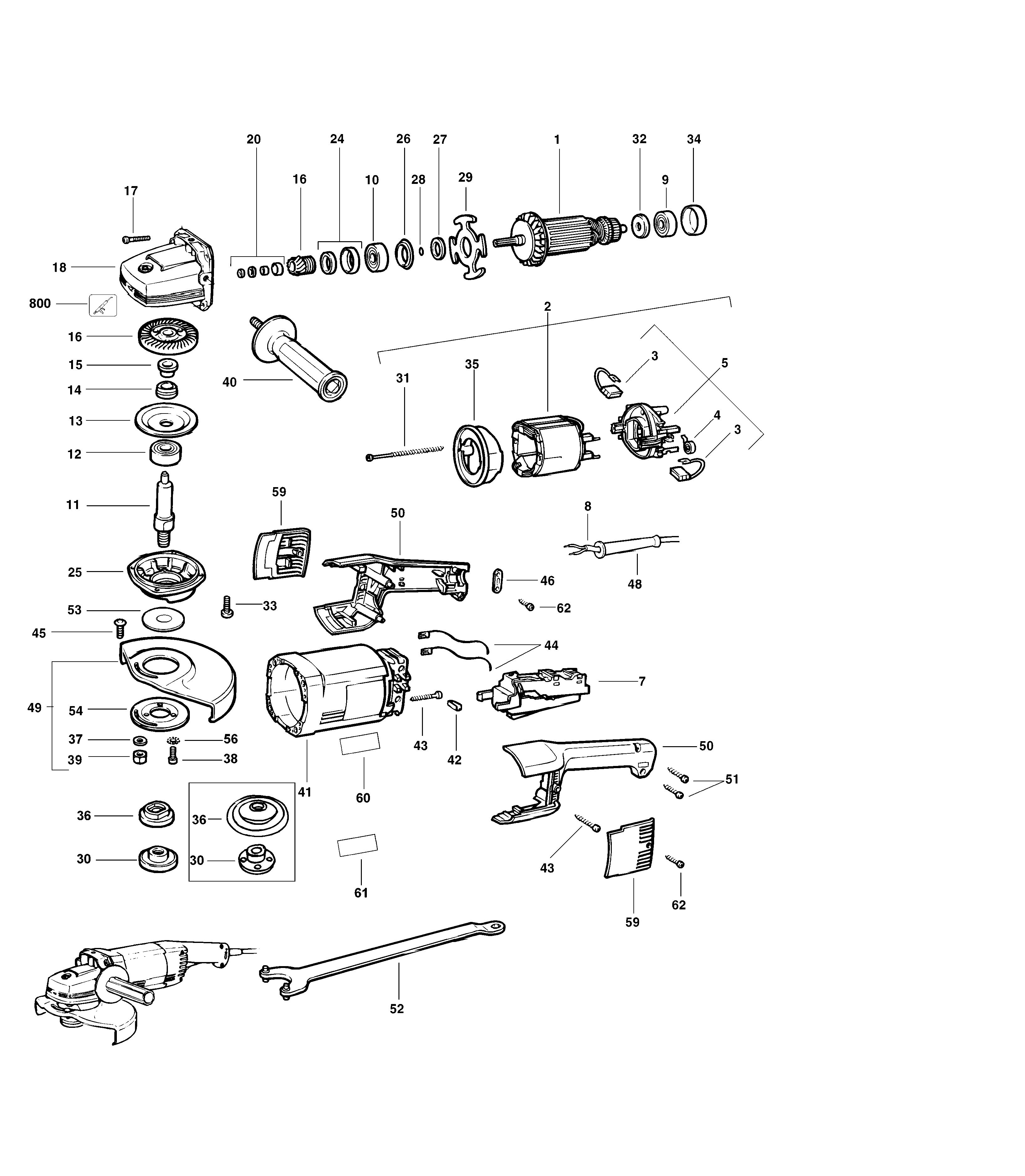 DEWALT ANGLE GRINDER (Type 2A)