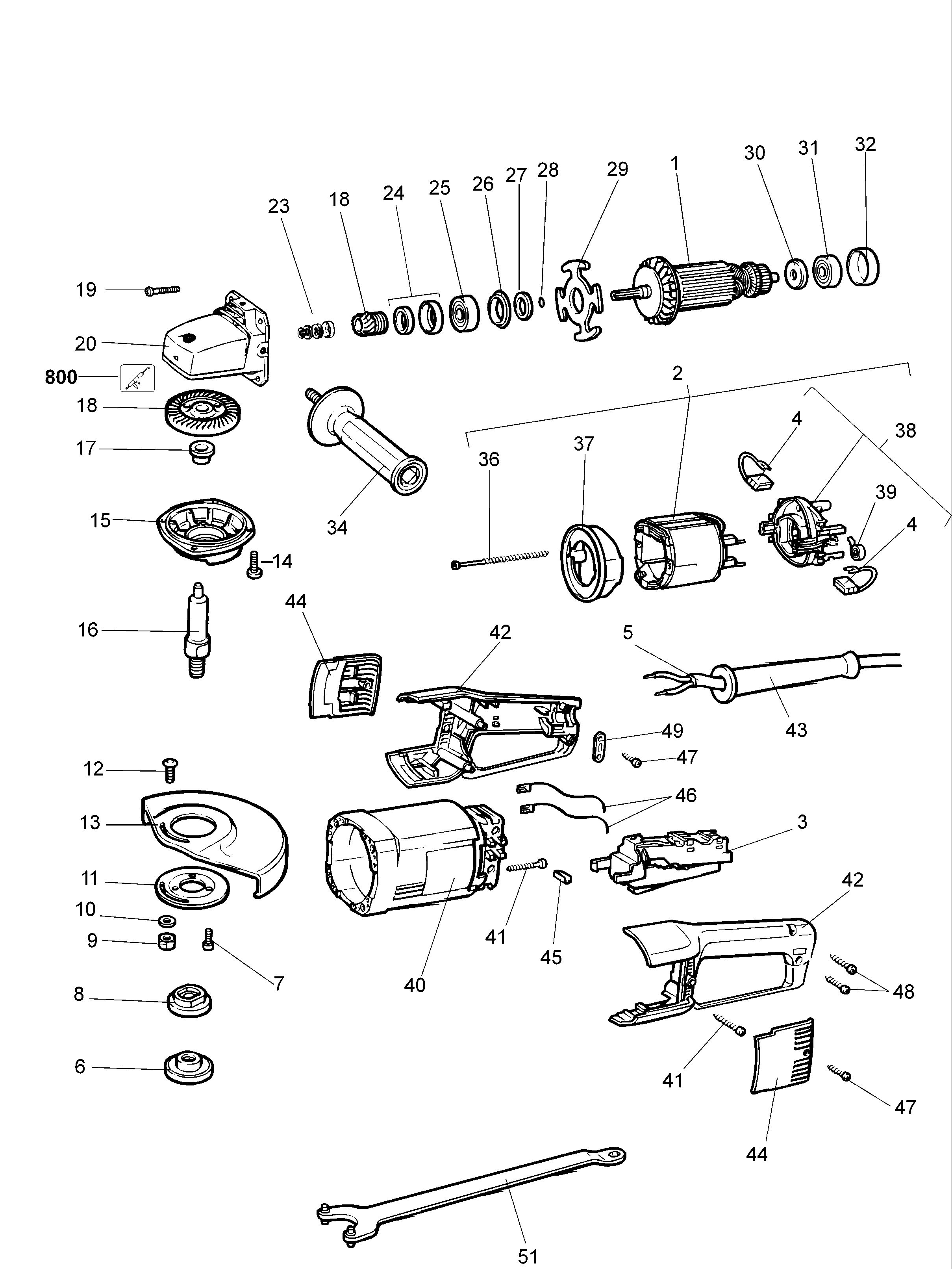 BLACK+DECKER ANGLE GRINDER Type 3