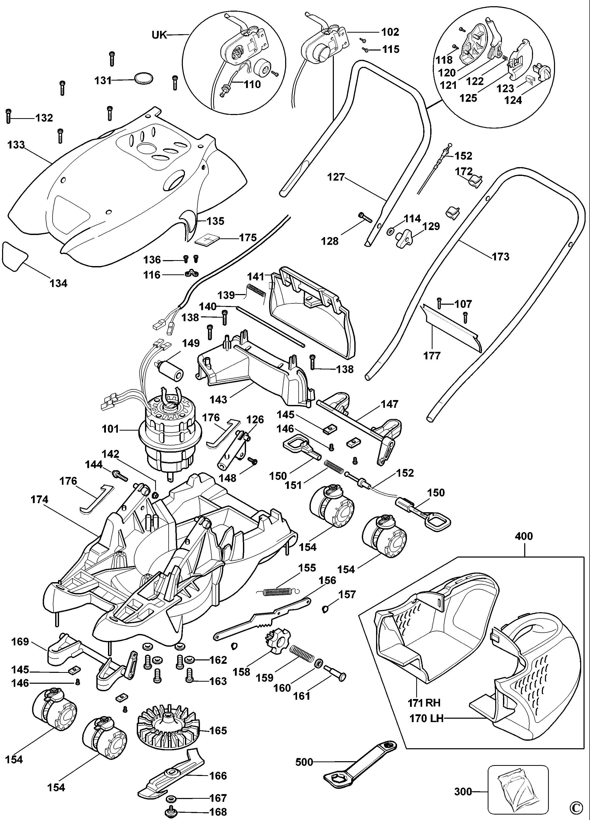 BLACK+DECKER ROTARY MOWER (Type 1)