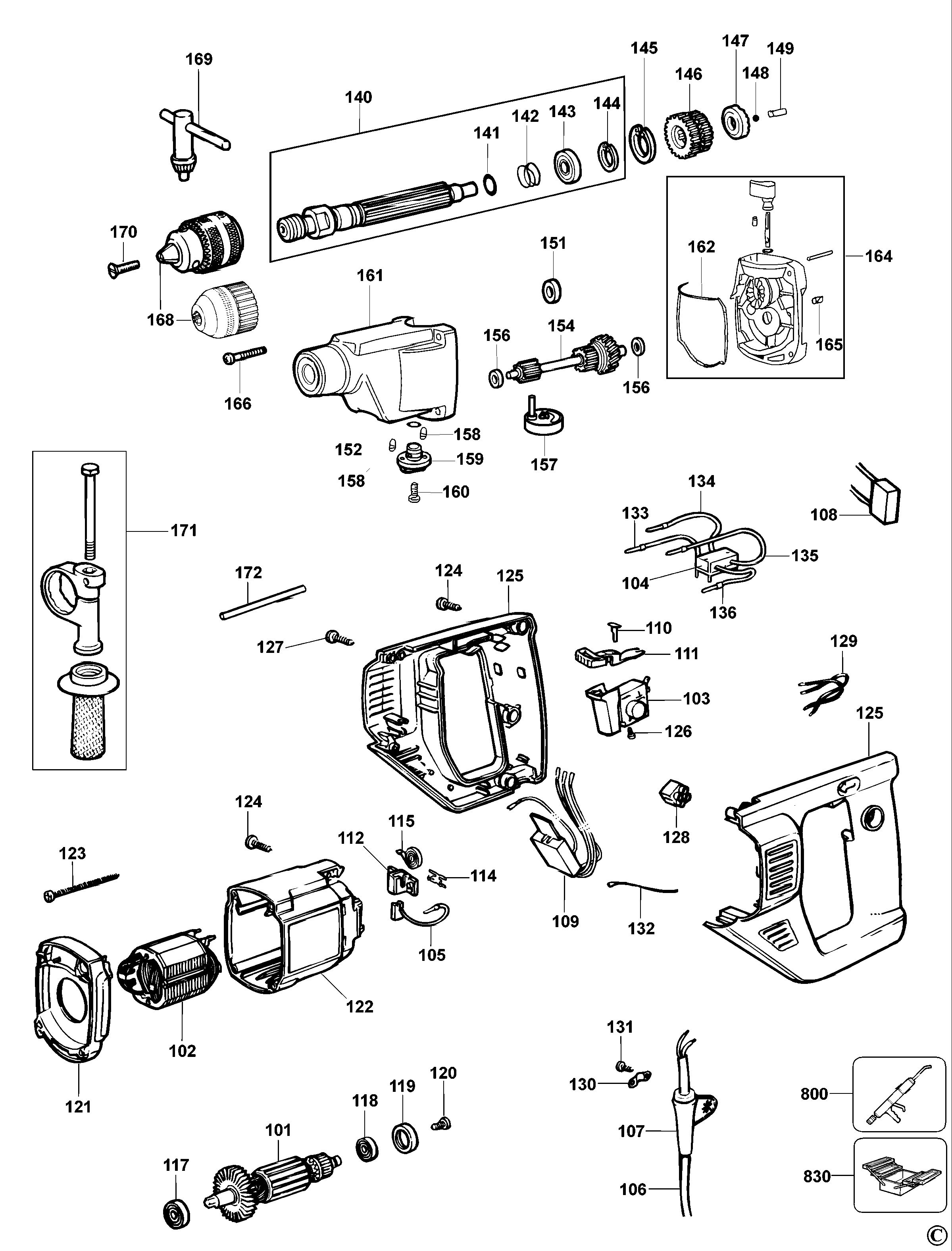 DEWALT HAMMER DRILL (Type 3)