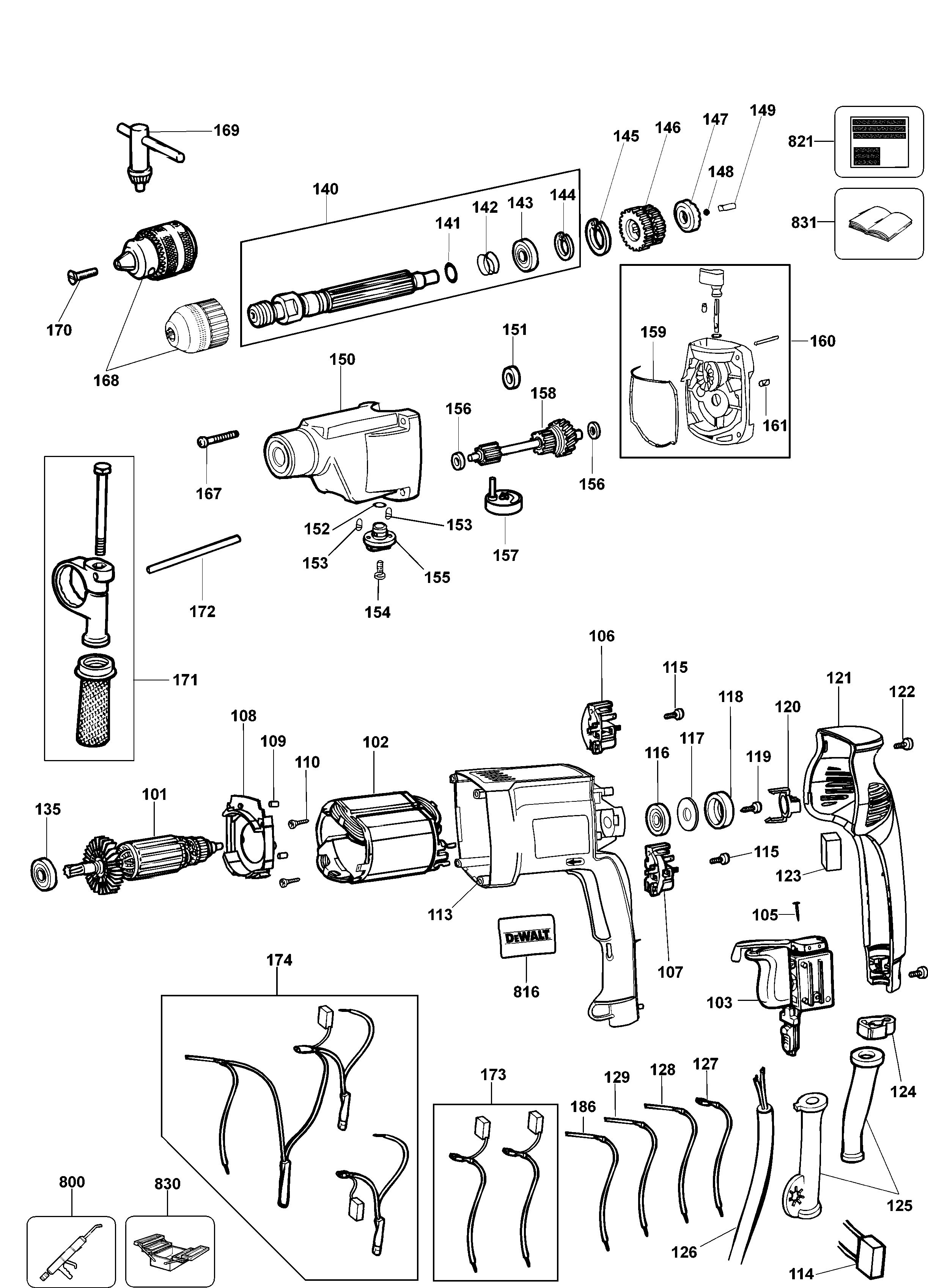 DEWALT HAMMER DRILL (Type 2)