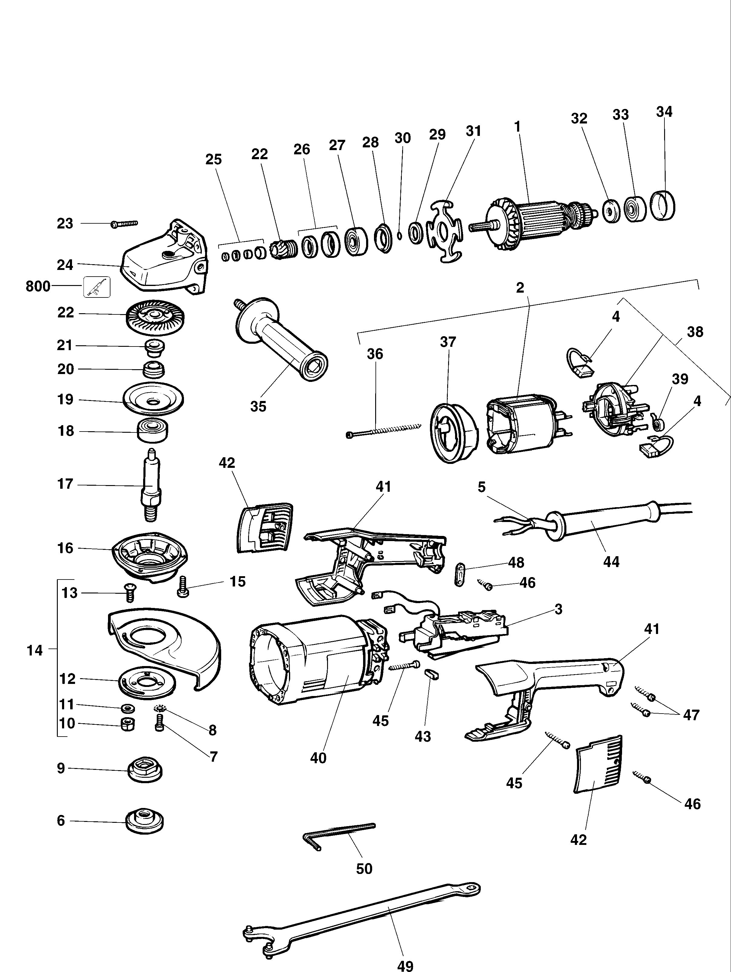 DEWALT ANGLE GRINDER (Type 2)