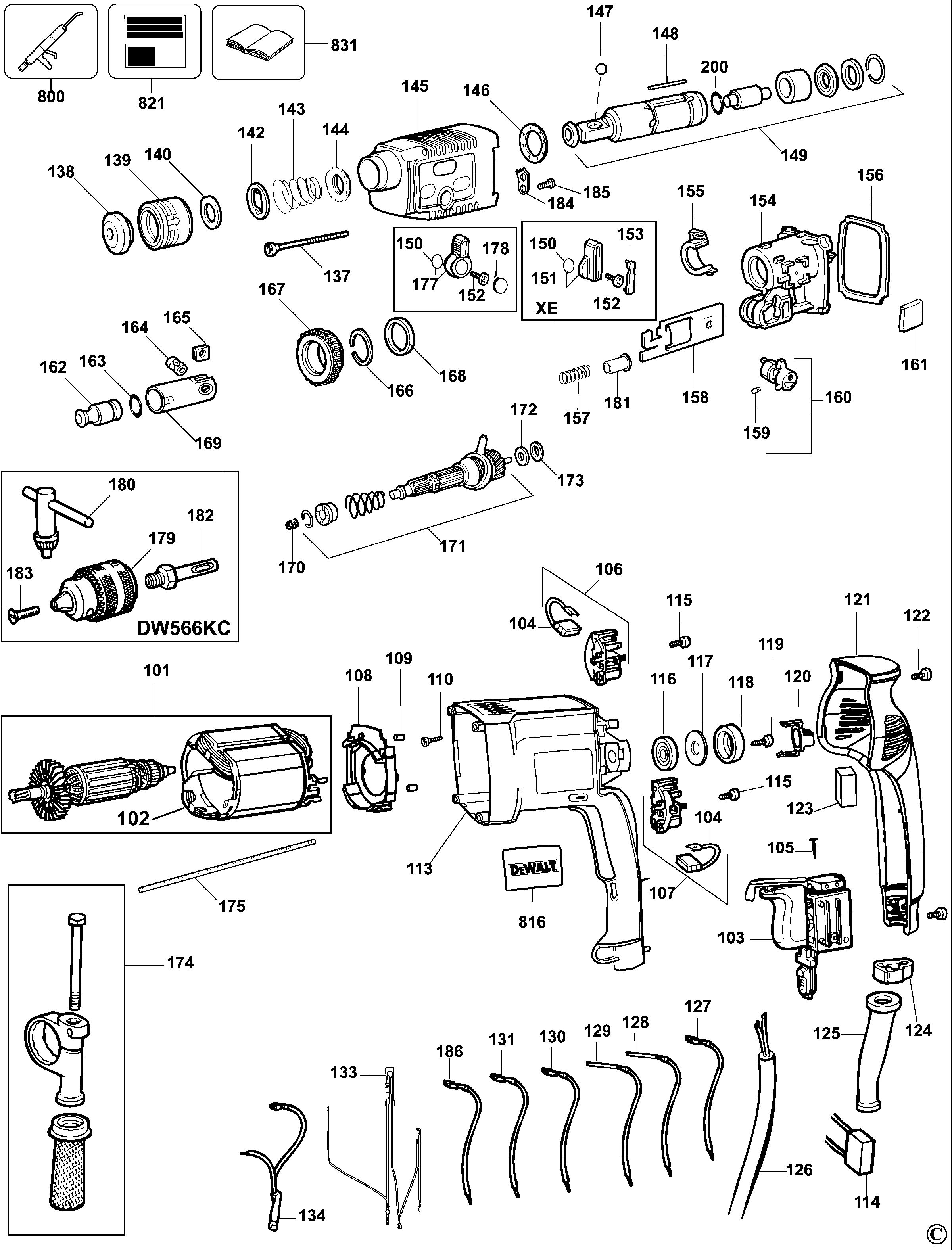 DEWALT ROTARY HAMMER (Type 4)