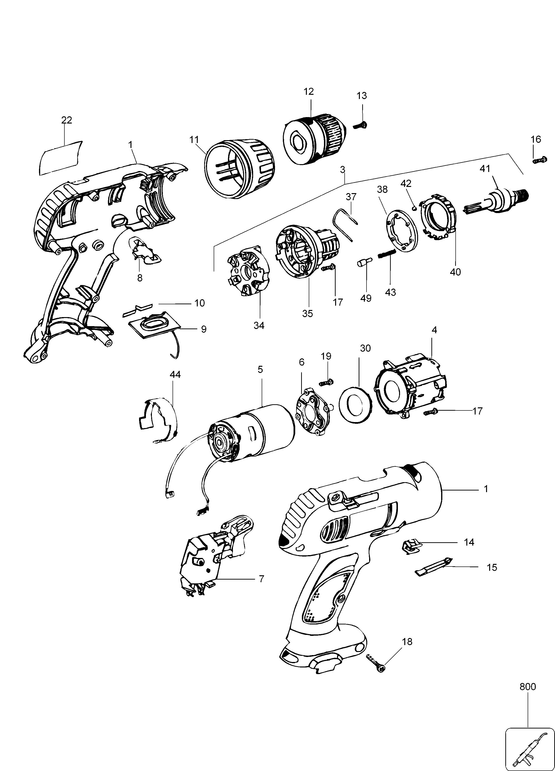DEWALT CORDLESS DRILL (Type 4)