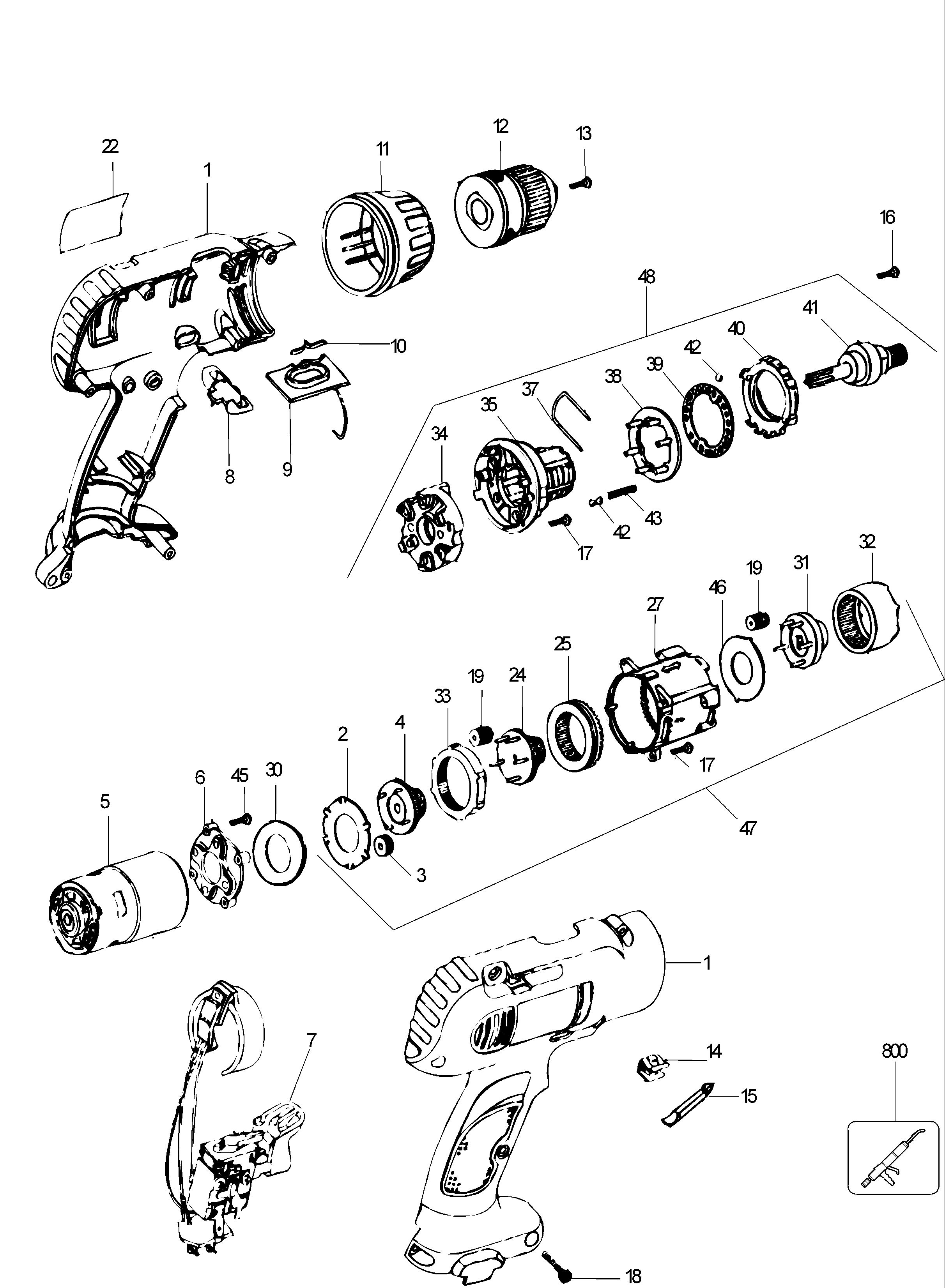 DEWALT CORDLESS DRILL (Type 2 - US)