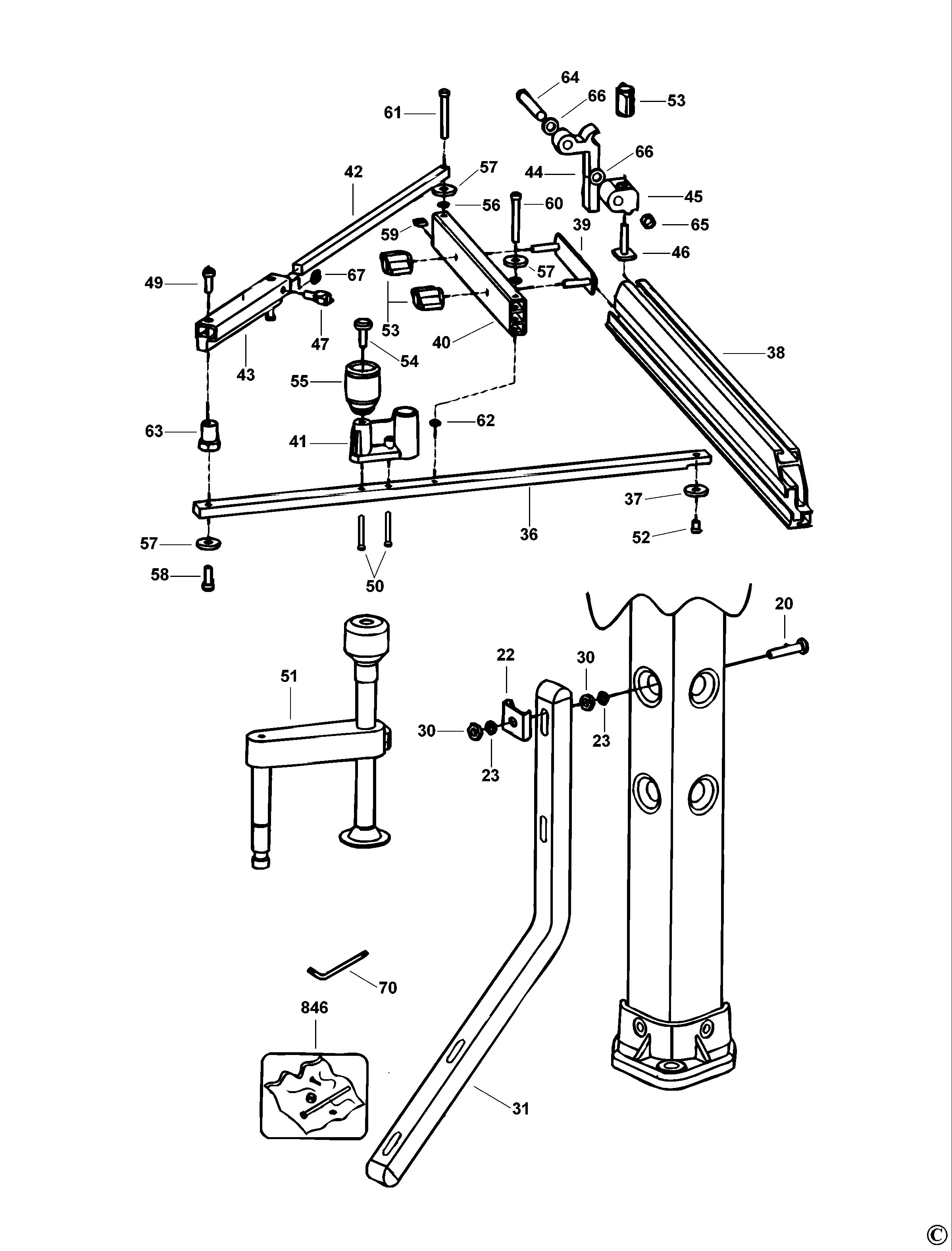 DEWALT TABLE (Type 1)