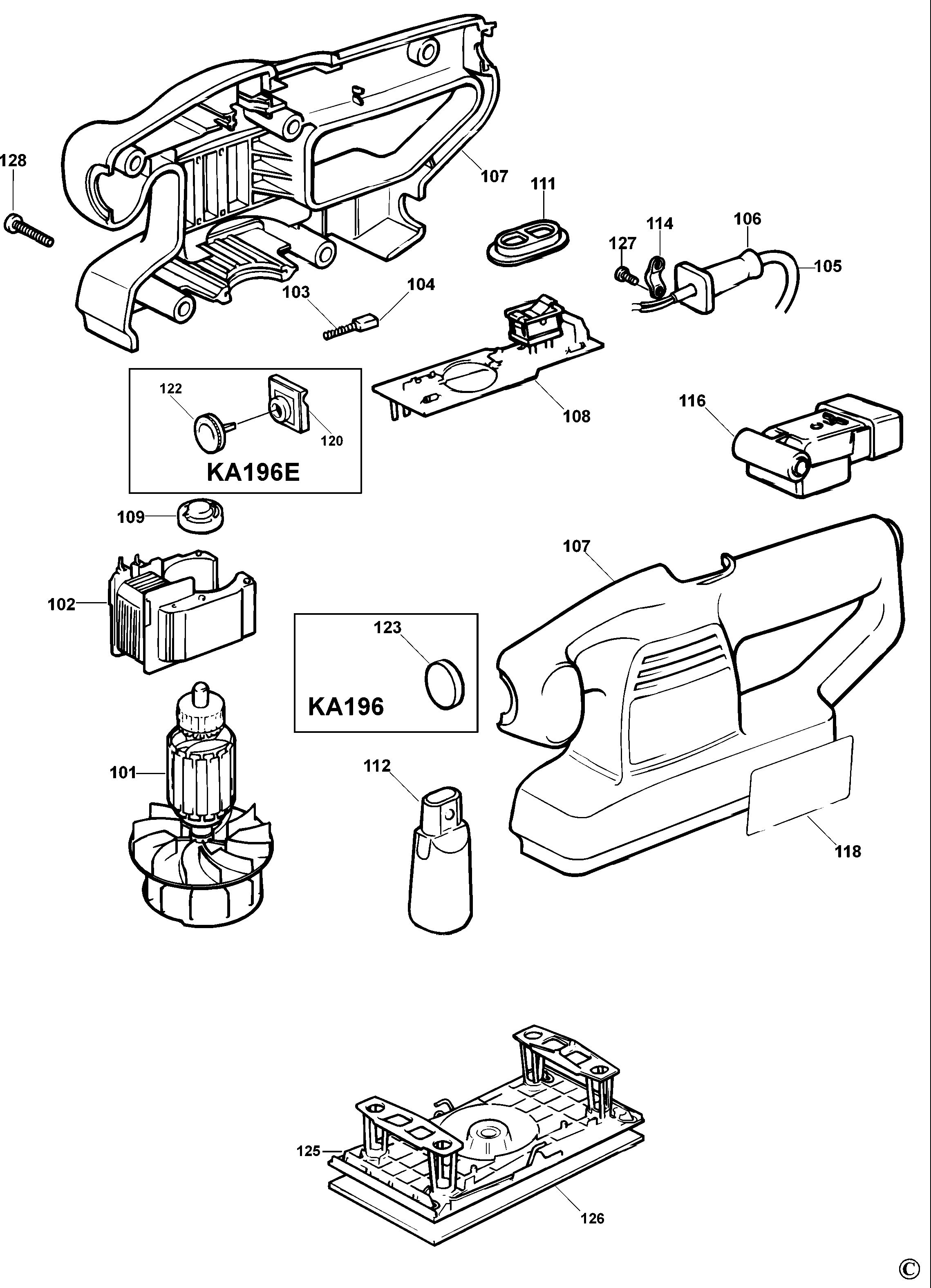 BLACK+DECKER ORBITAL SANDER (Type 1)