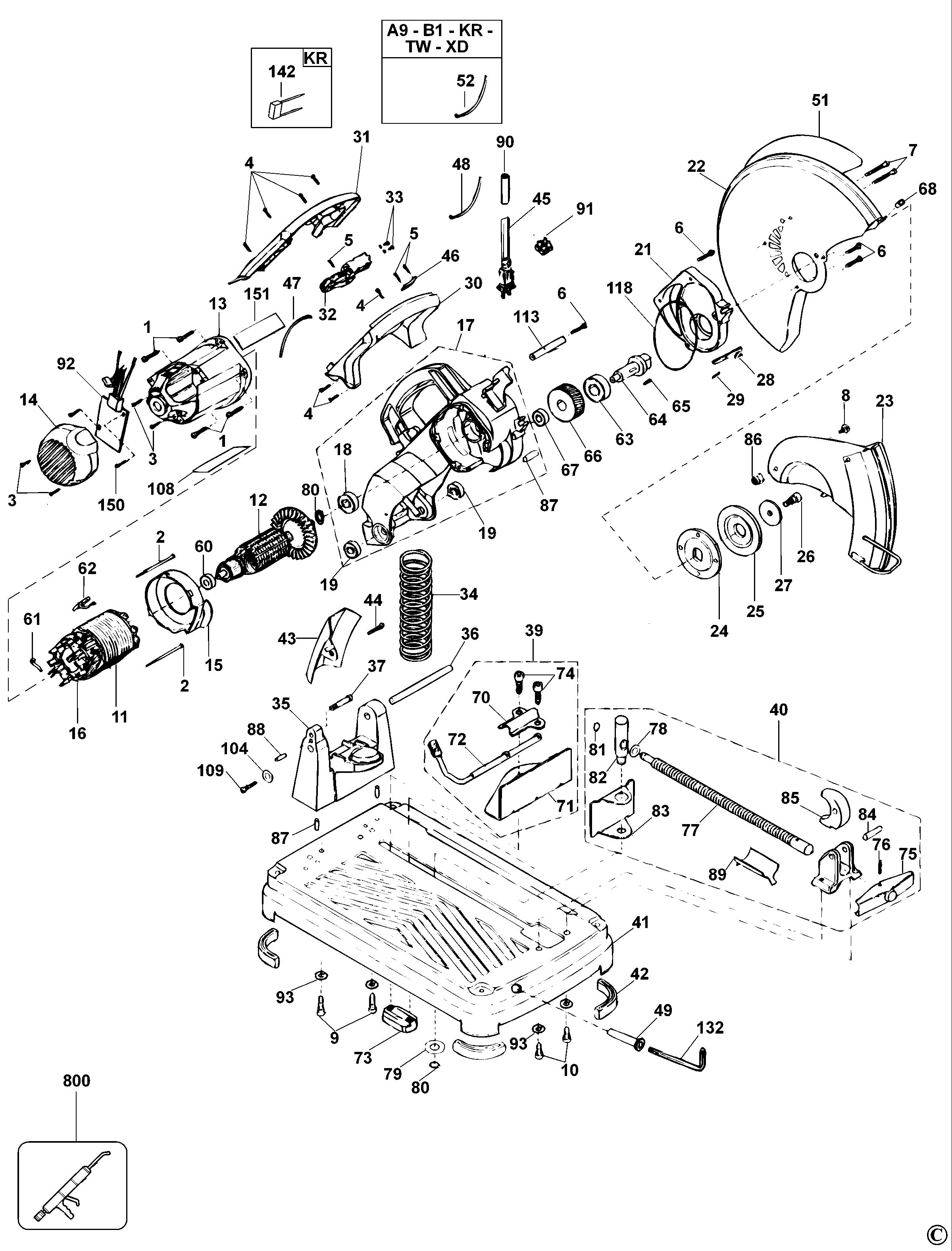 DEWALT CHOP SAW (Type 2)