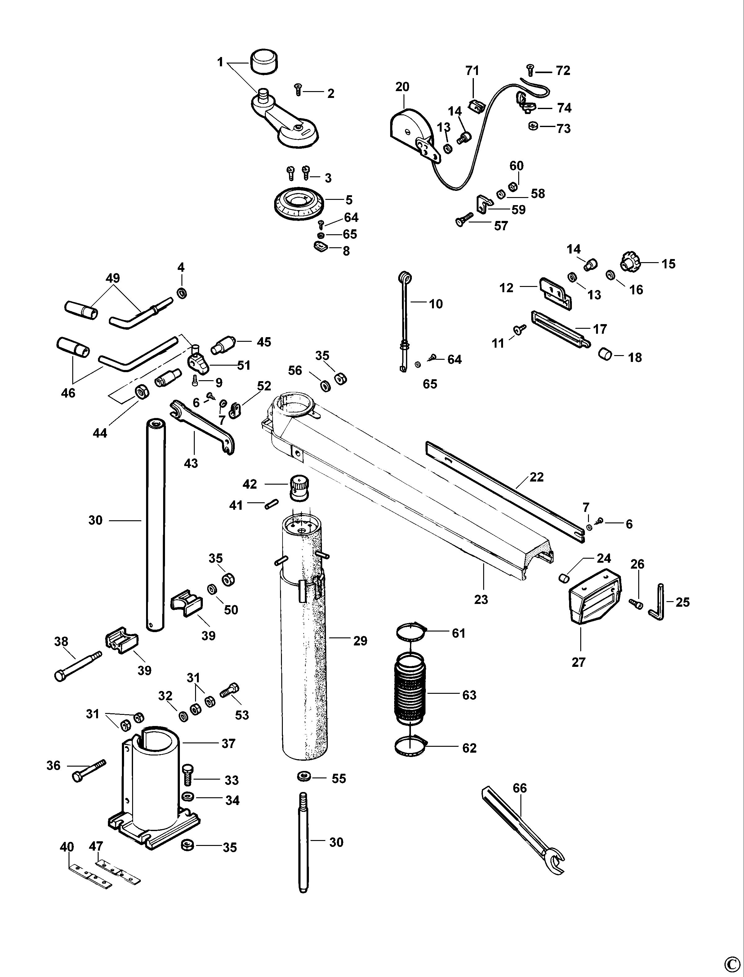 DEWALT RADIAL ARM SAW (Type 1)
