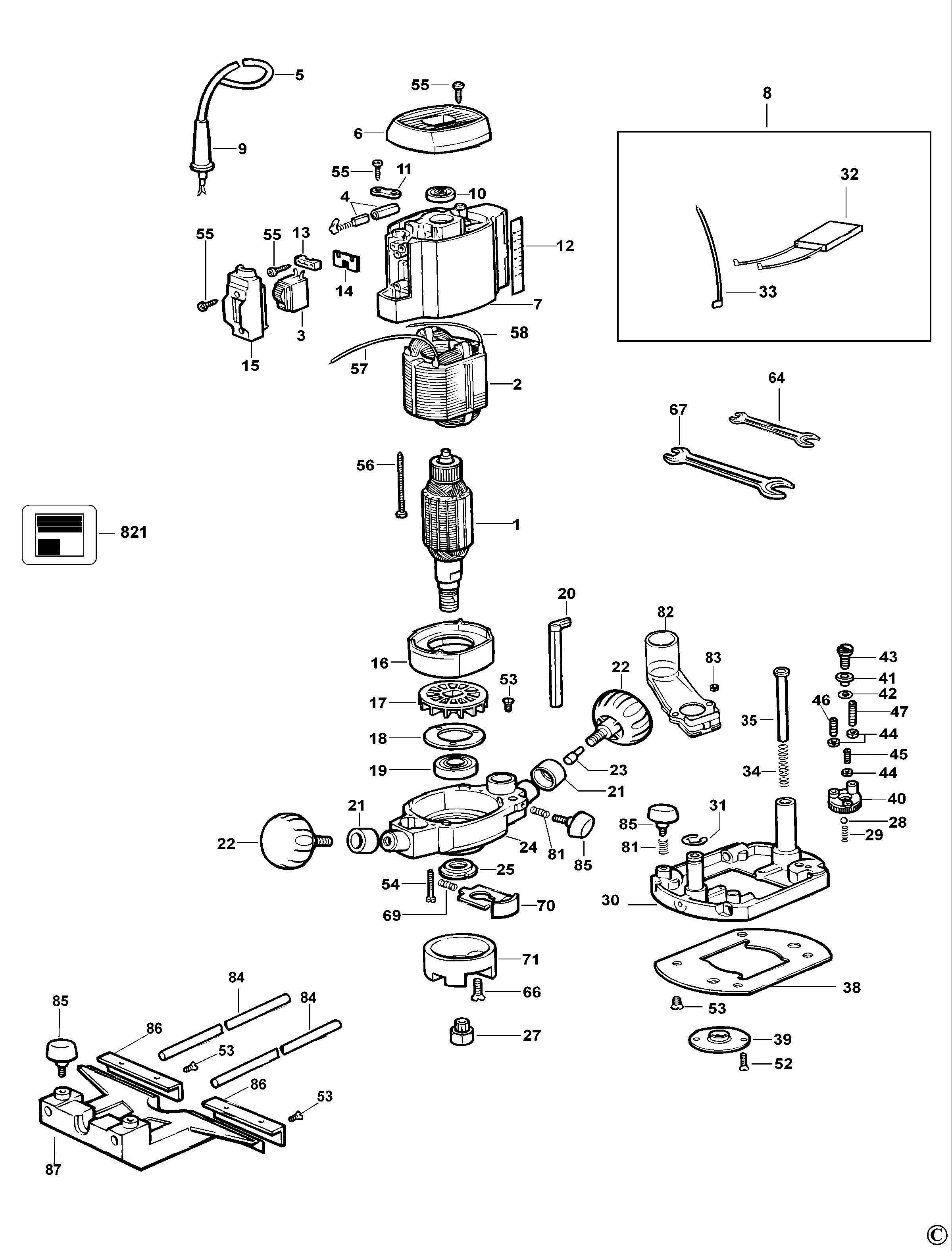 DEWALT ROUTER (Type 4)
