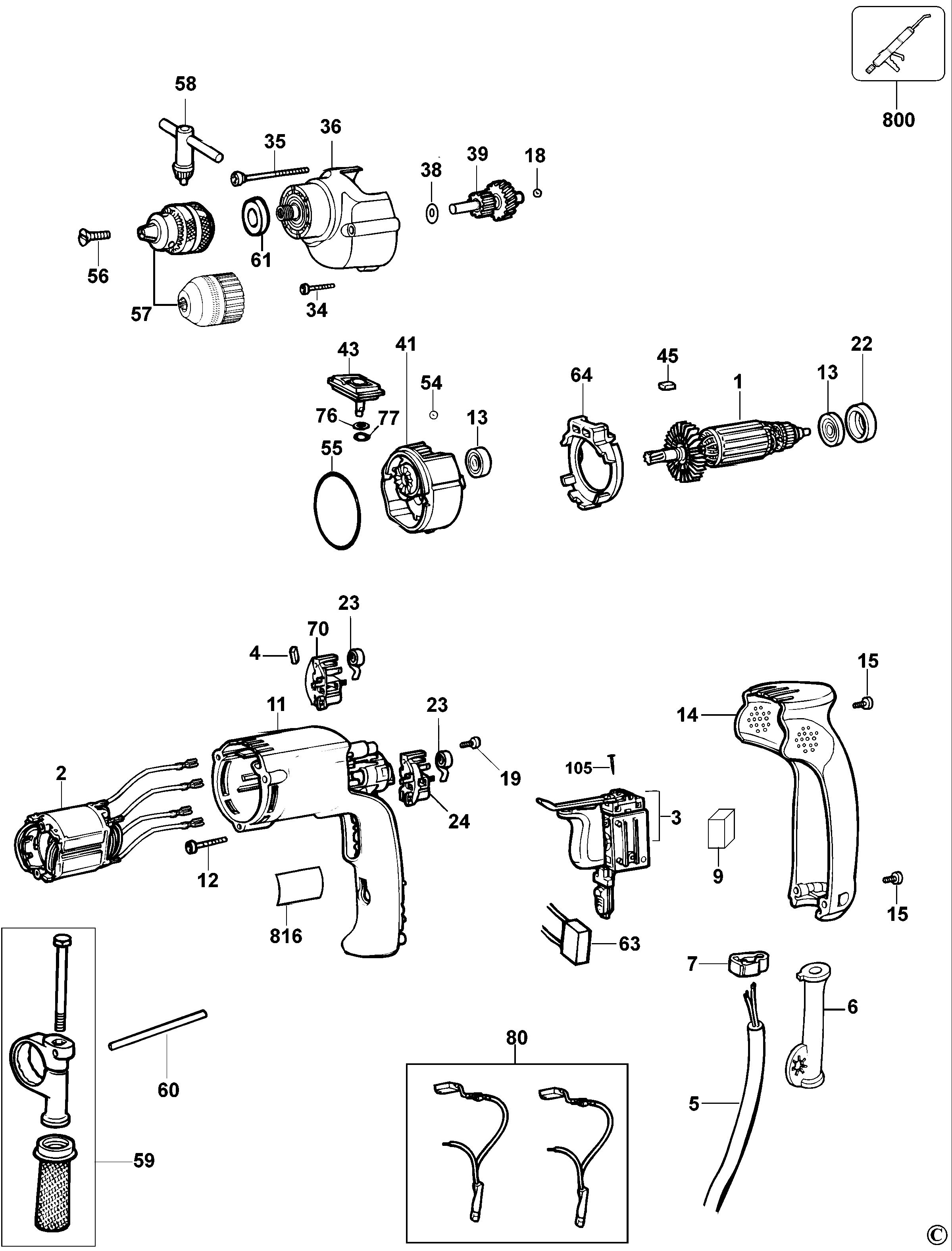 DEWALT DRILL (Type 1)
