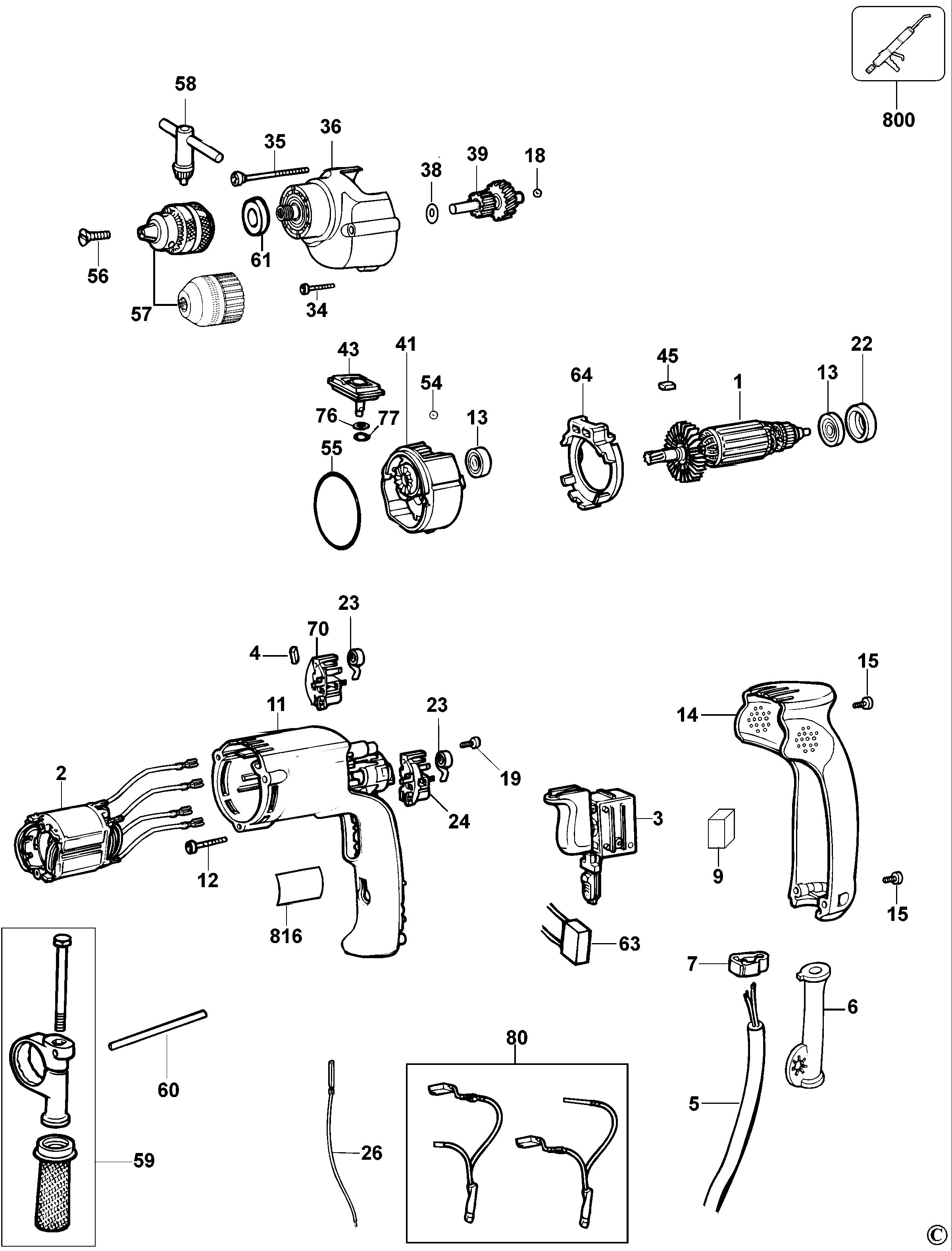 DEWALT DRILL (Type 1)