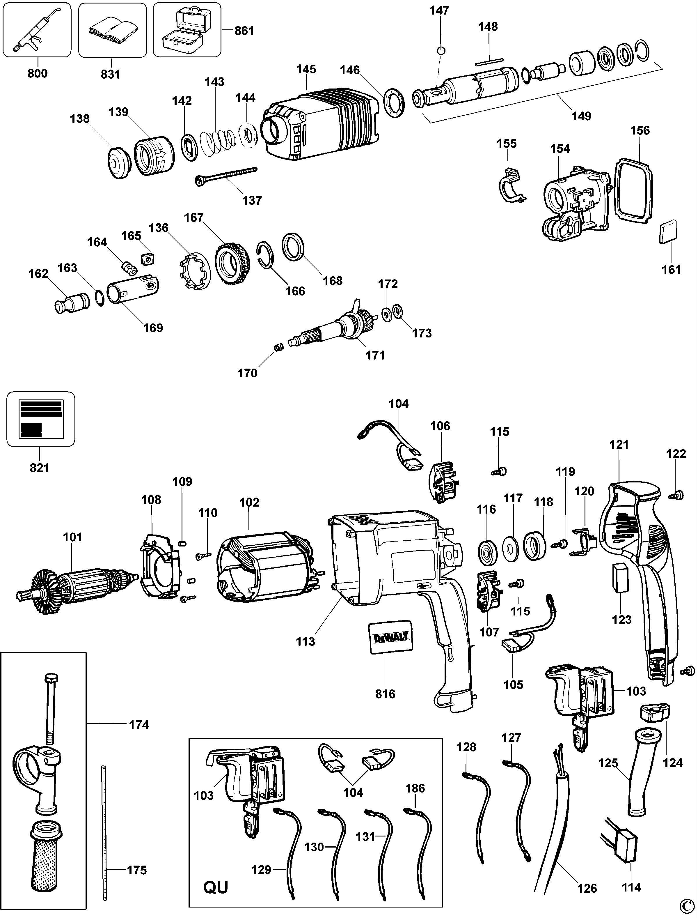 DEWALT ROTARY HAMMER (Type 1)