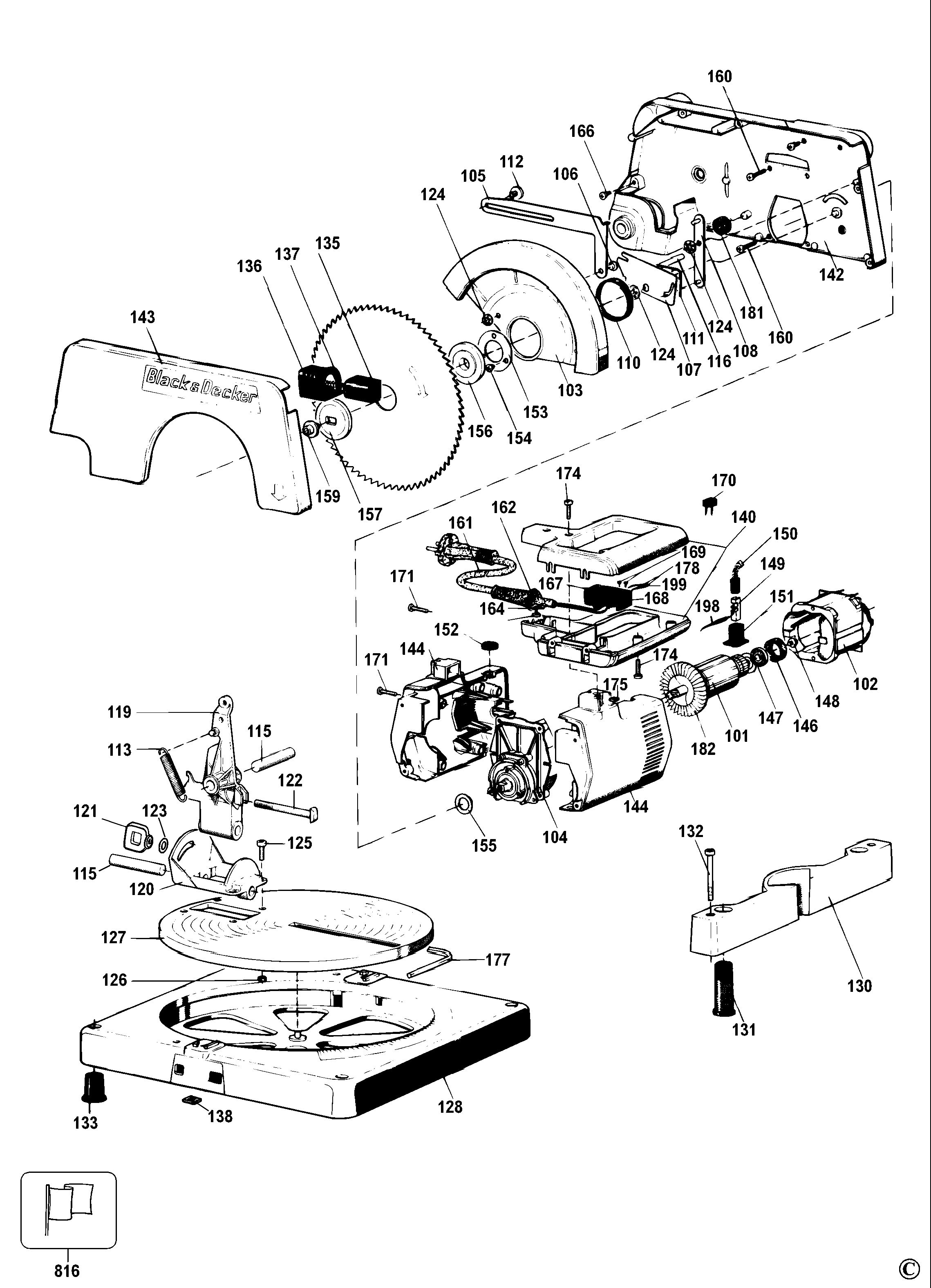 BLACK+DECKER MITRE SAW (Type 2)