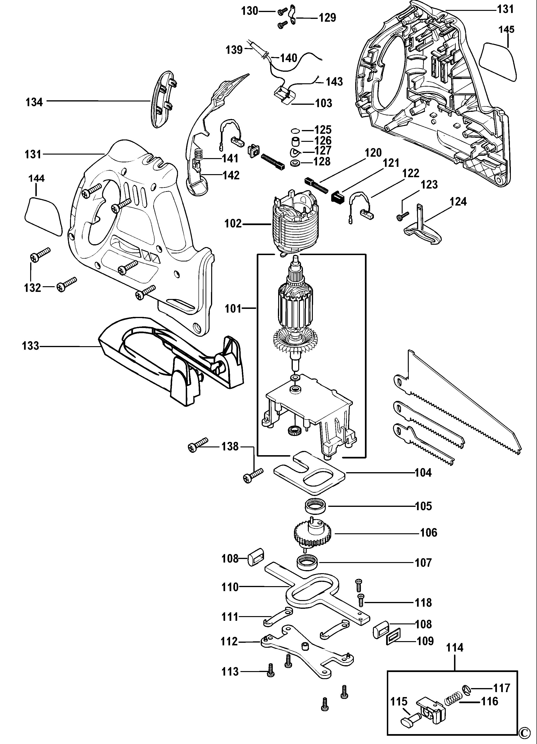 BLACK+DECKER SAW (Type 1)