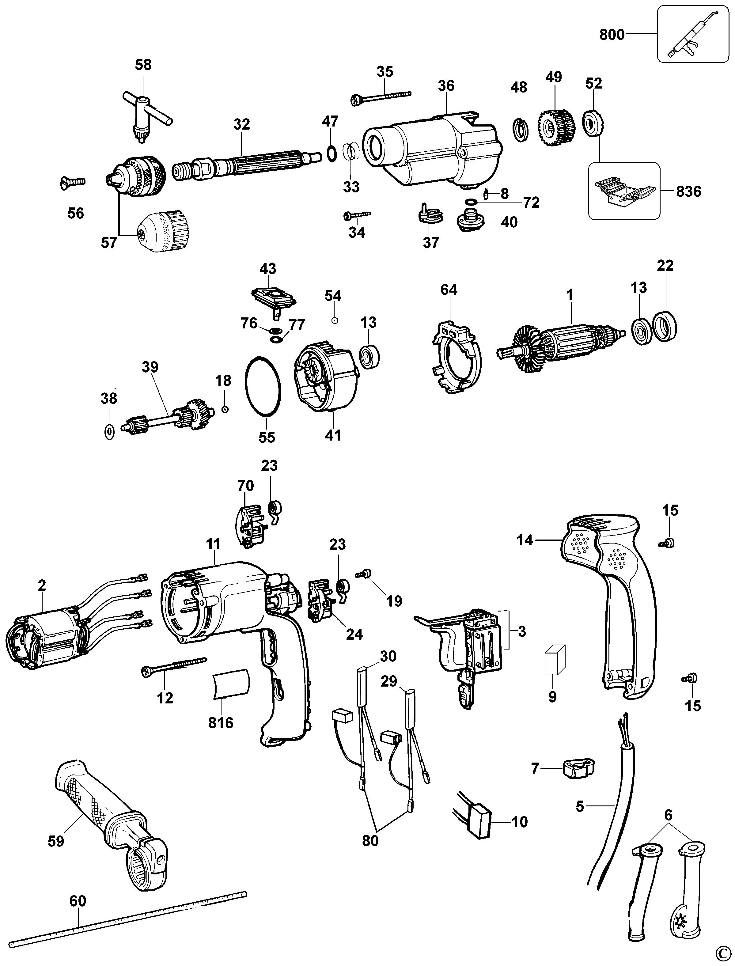 DEWALT HAMMER DRILL (Type 3)