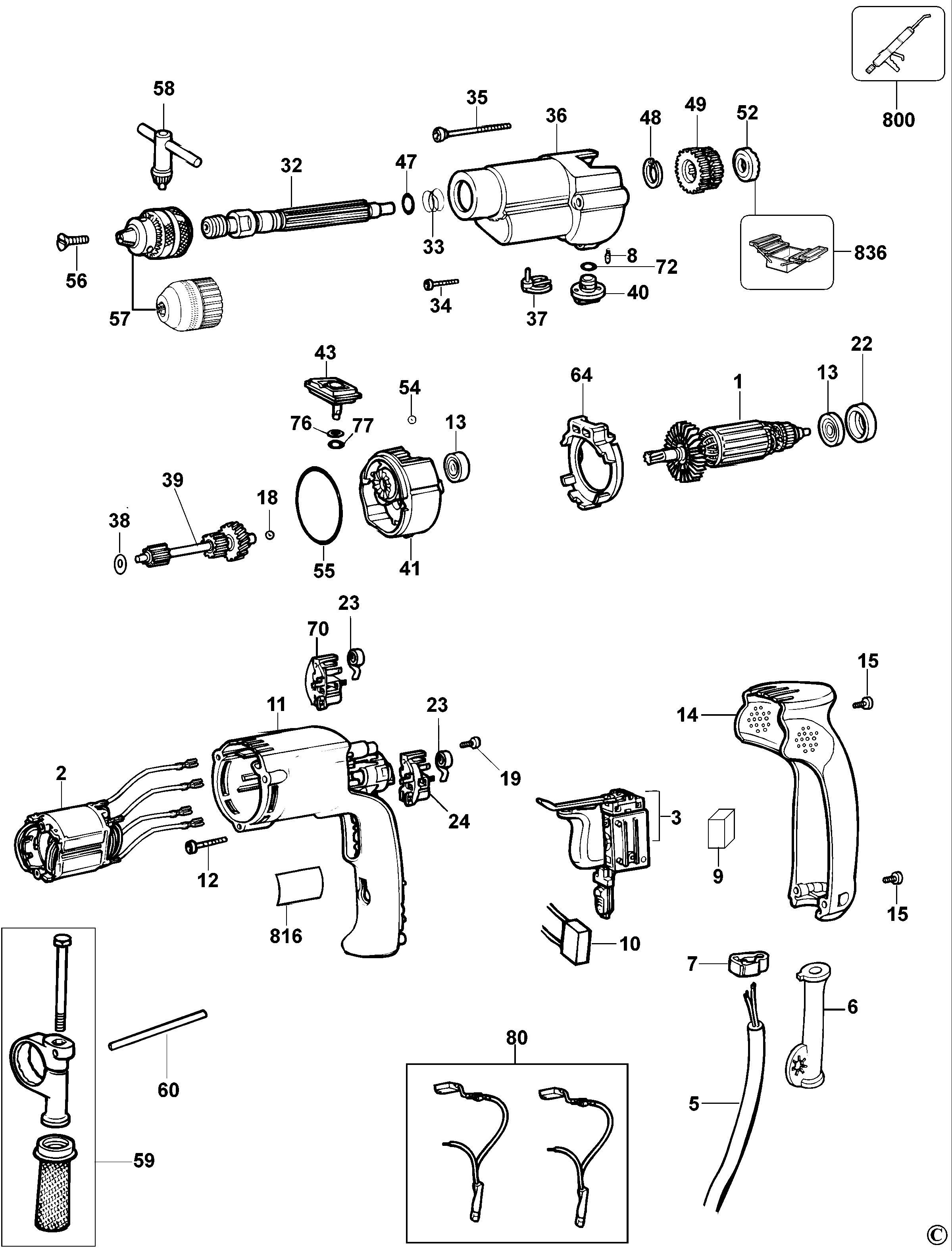 DEWALT HAMMER DRILL (Type 1)