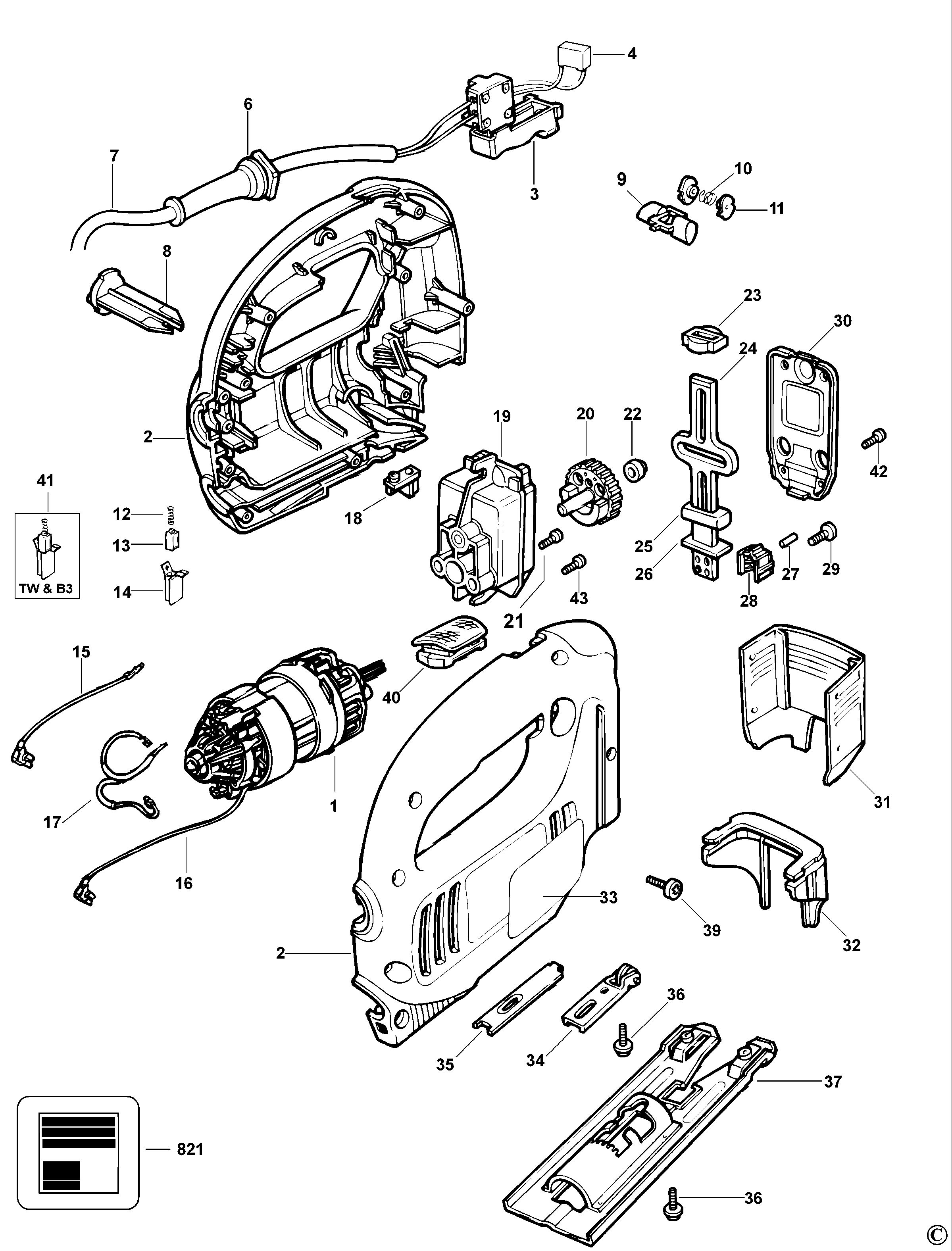 BLACK+DECKER JIGSAW (Type 2)