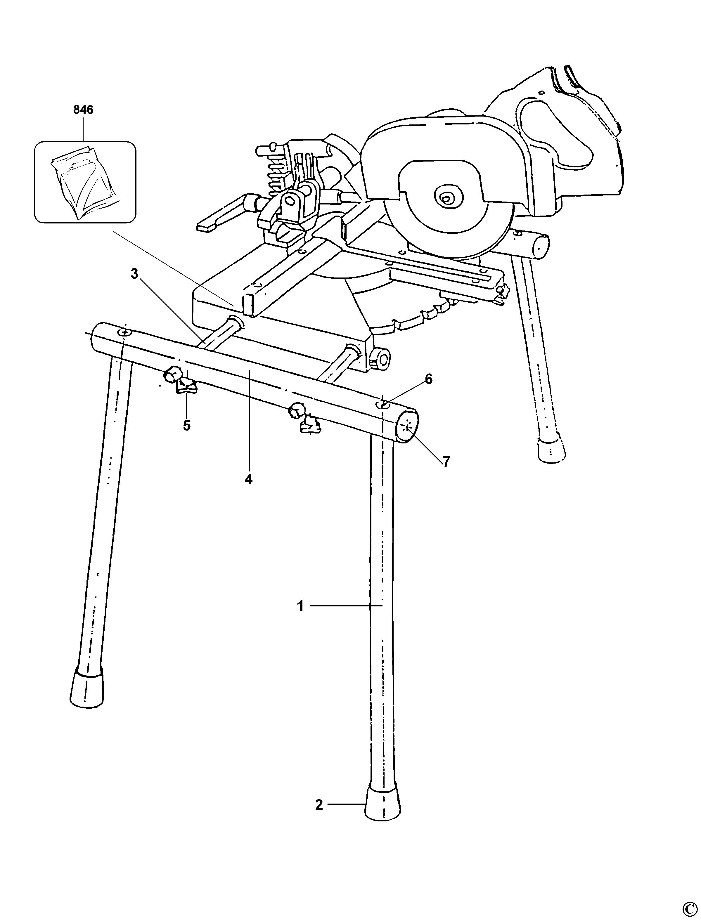 DEWALT LEG STAND (Type 1)