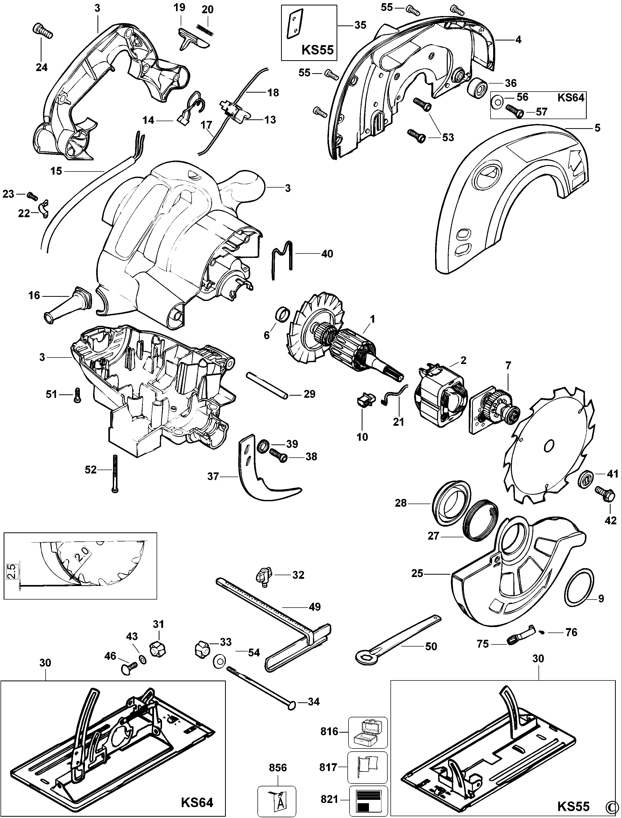 BLACK+DECKER CIRCULAR SAW (Type 1)