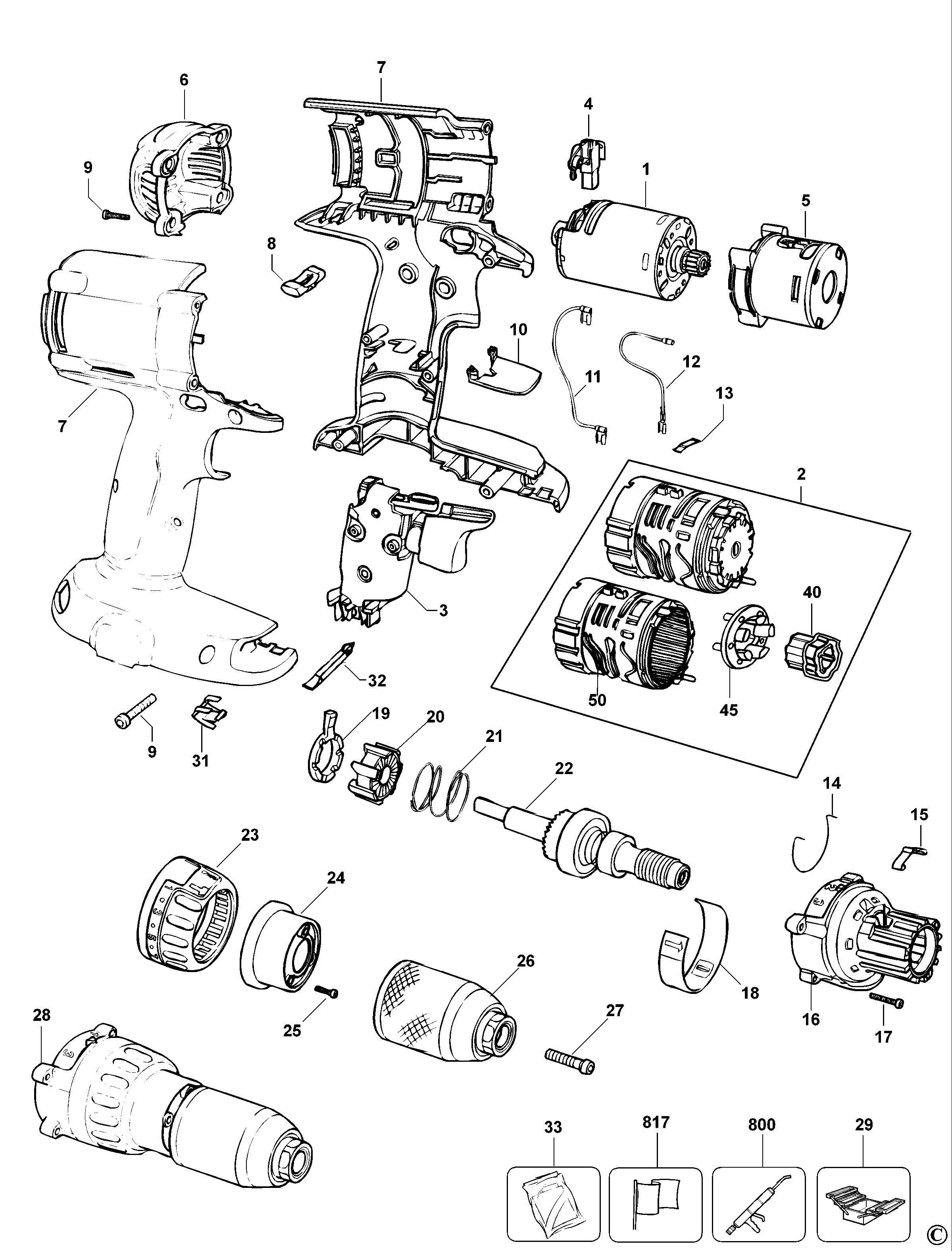DEWALT CORDLESS DRILL (Type 10)