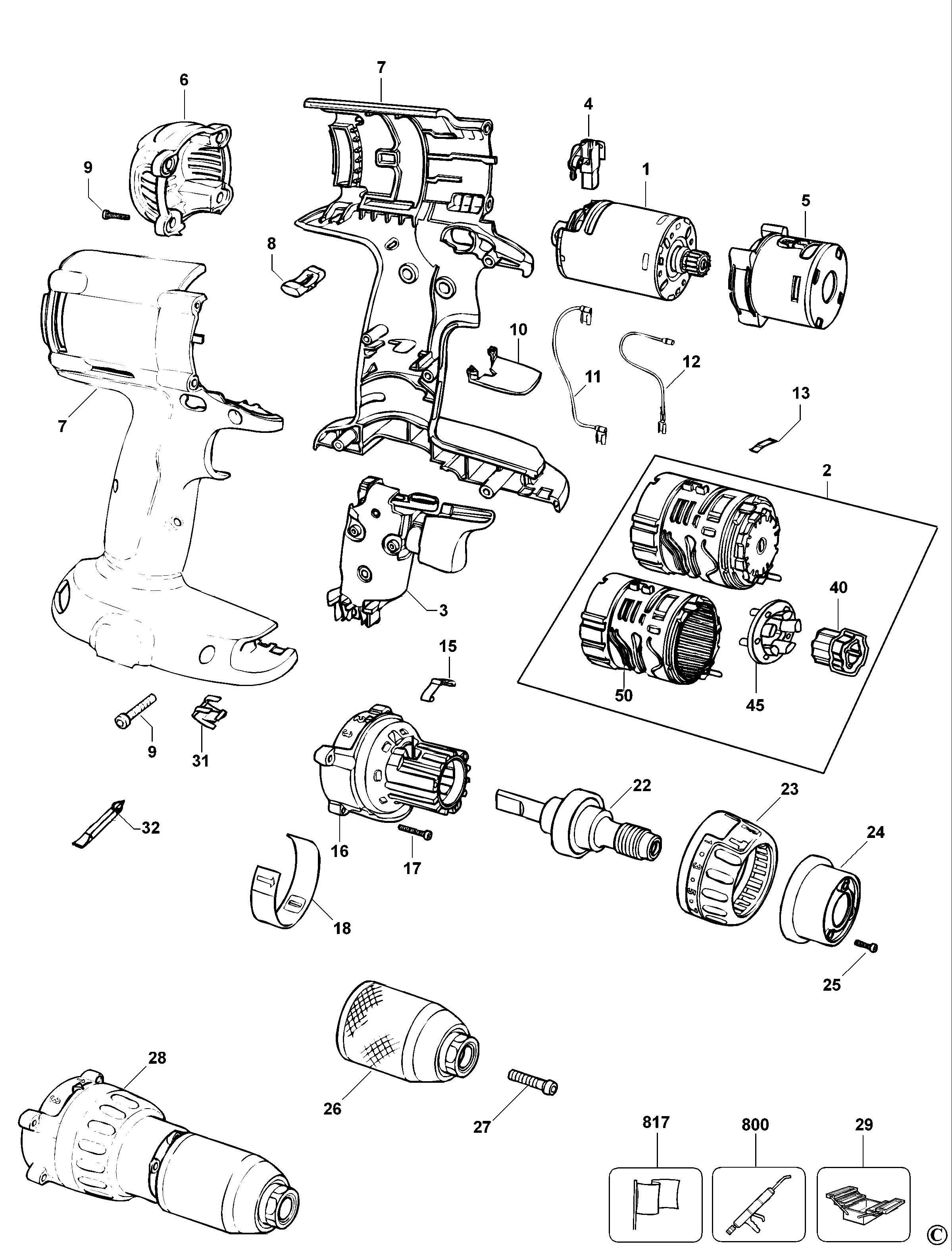 DEWALT CORDLESS DRILL (Type 10)