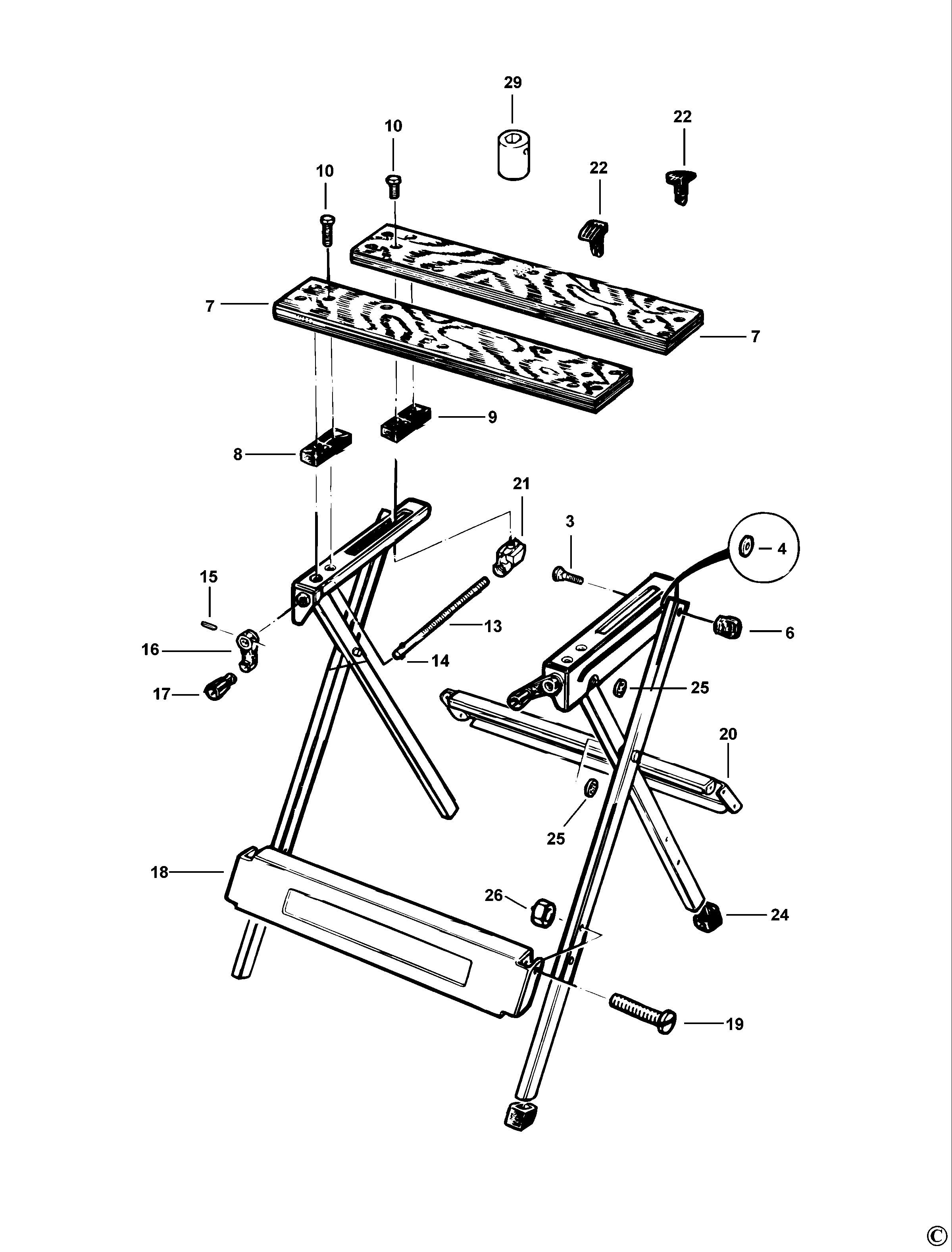 BLACK+DECKER WORKMATE (Type 1)