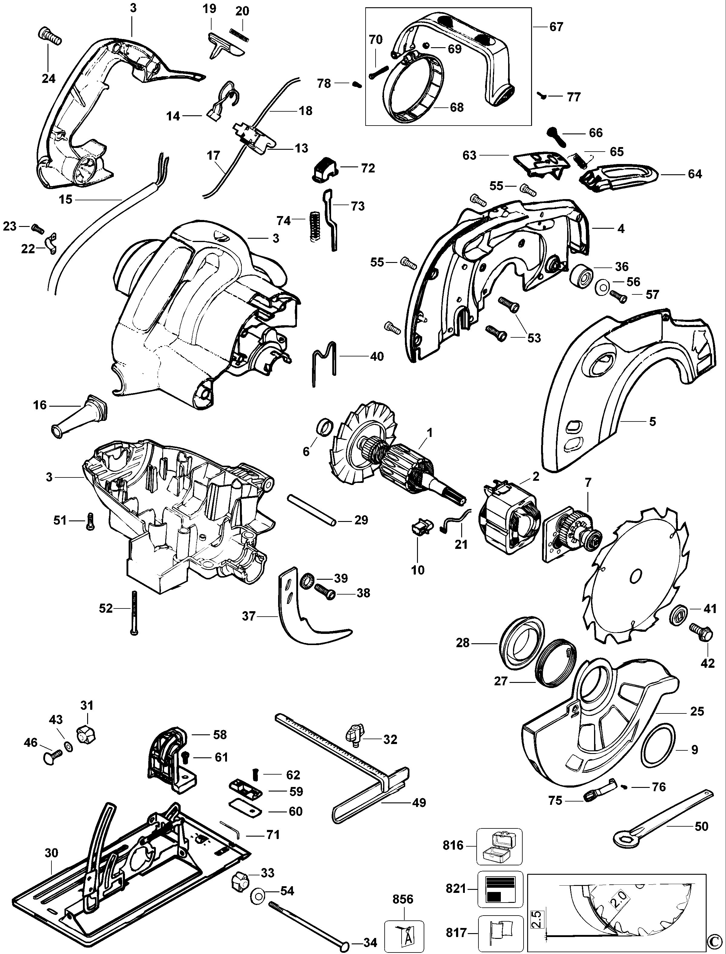 BLACK+DECKER CIRCULAR SAW (Type 1)