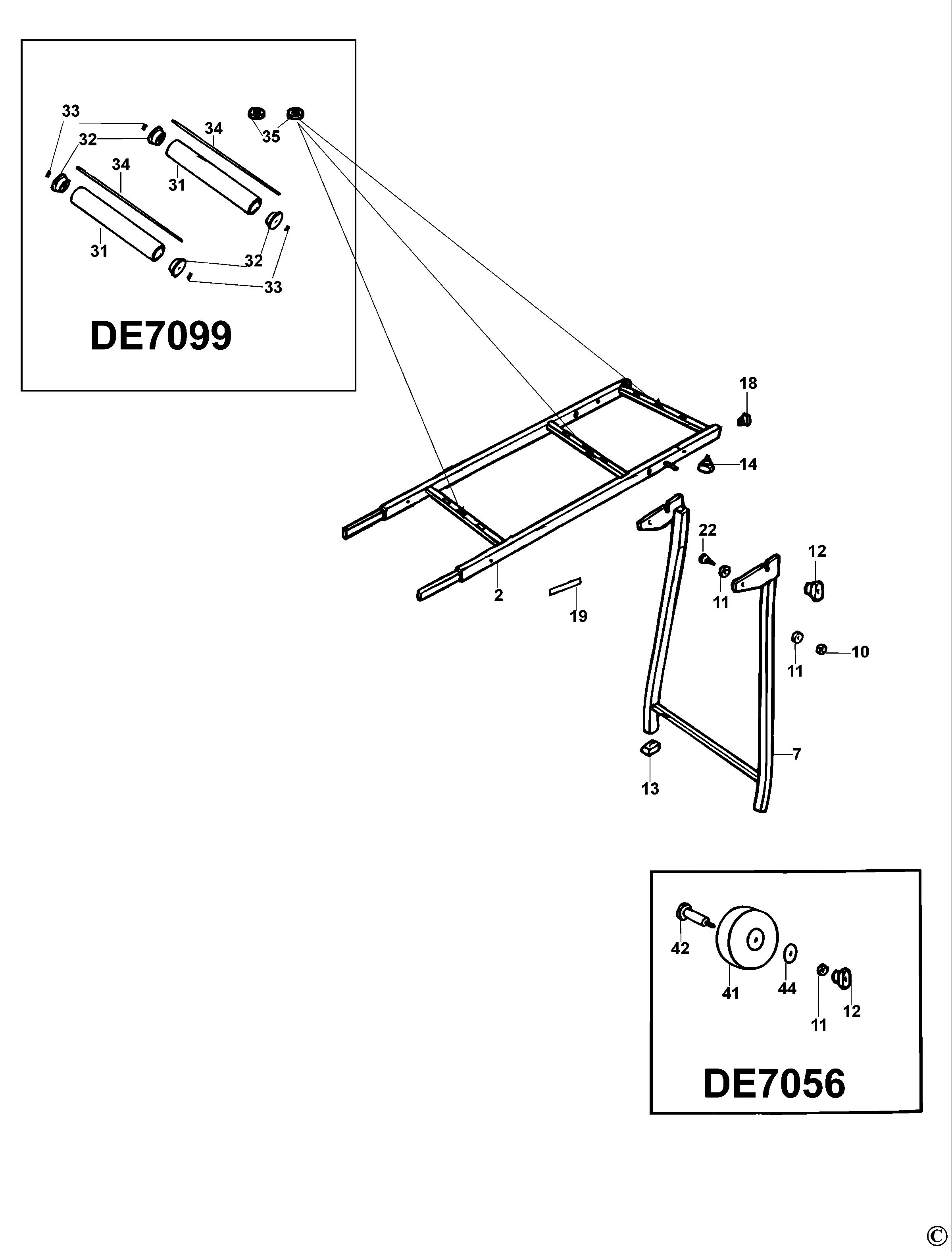 DEWALT RETRACT WHEEL KIT (Type 1)