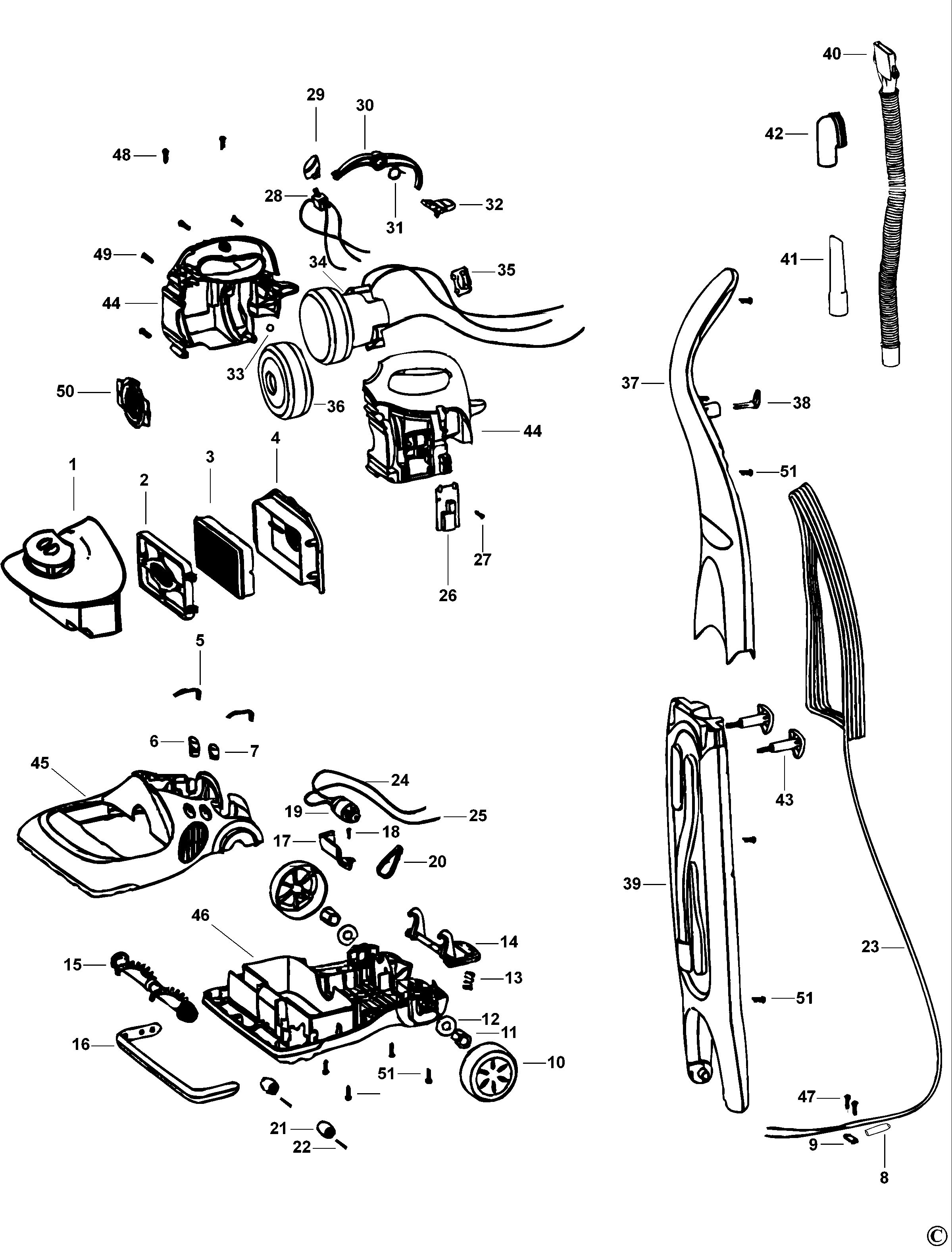 BLACK+DECKER FLOOR VAC (Type H1)
