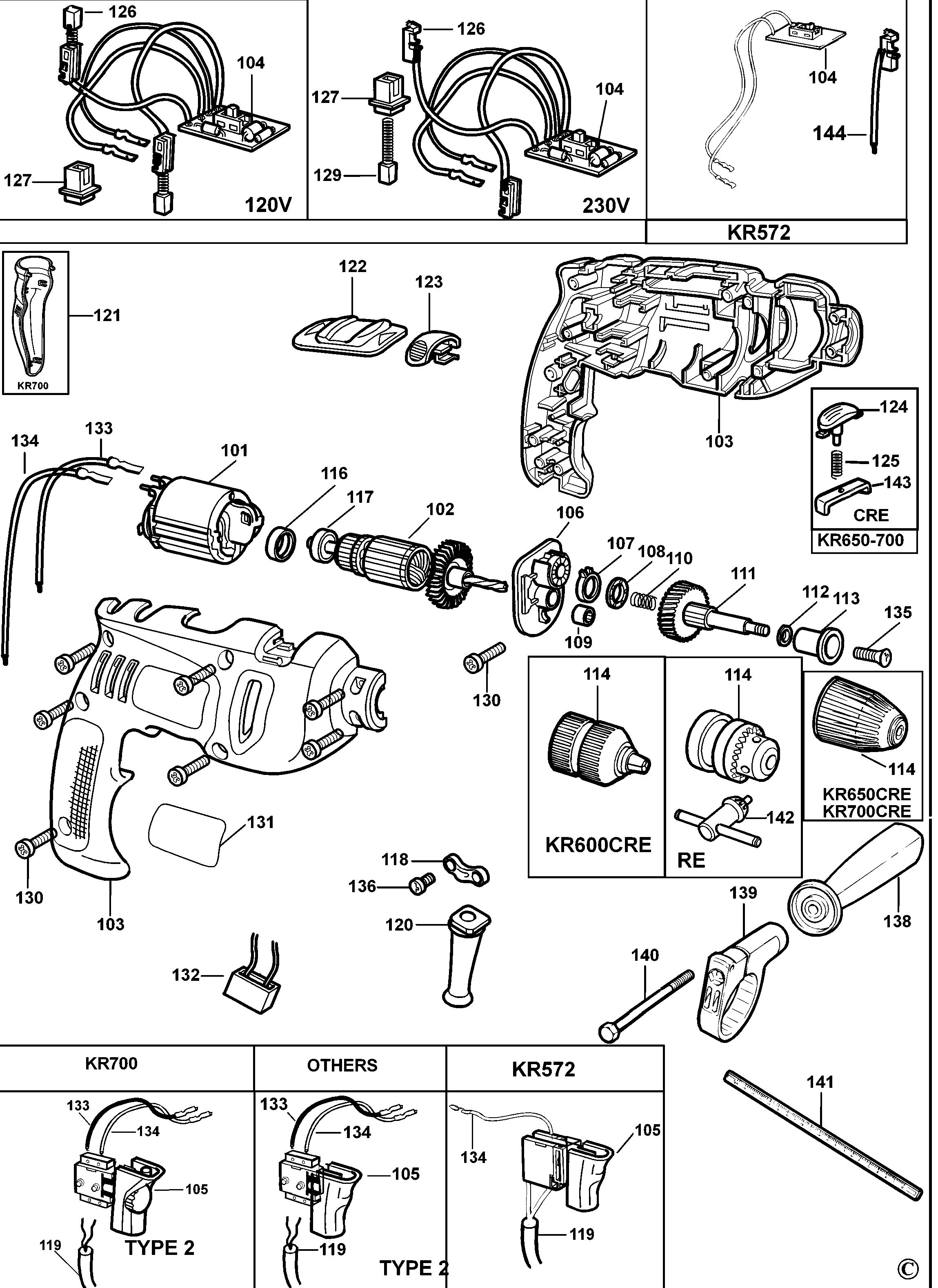 BLACK+DECKER DRILL (Type 3)