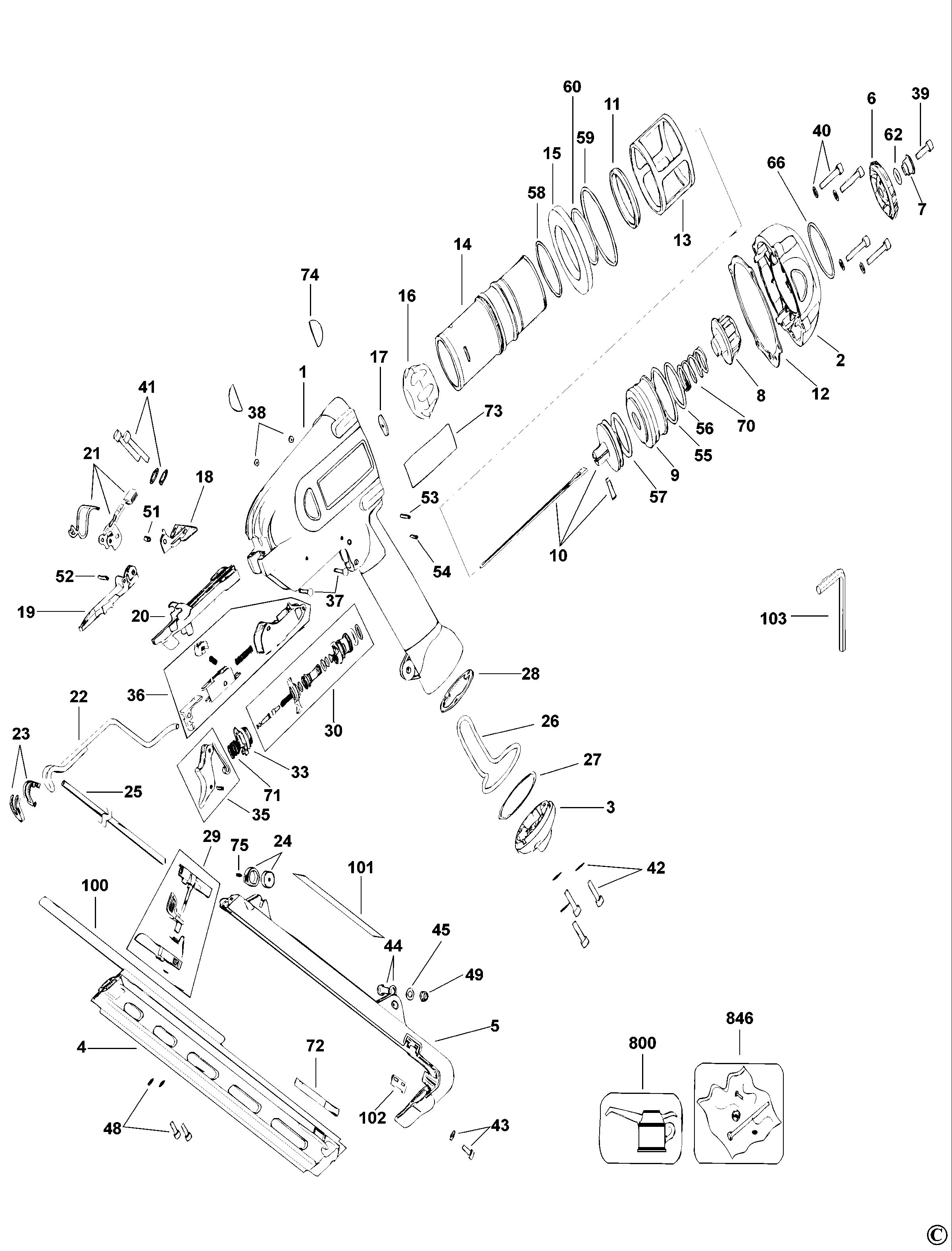 DEWALT ANGLED FINISH NAILER (Type 1)