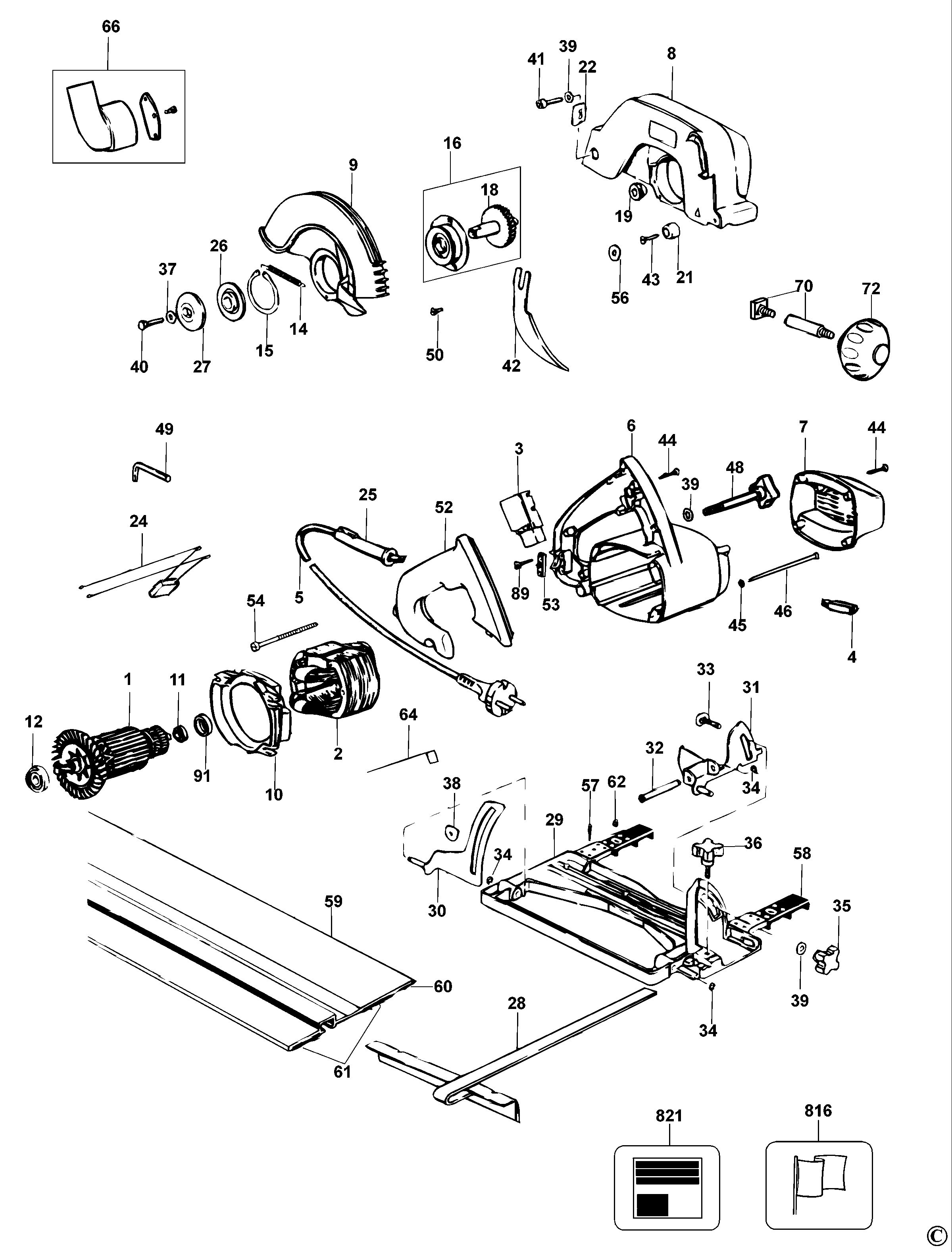 DEWALT CIRCULAR SAW (Type 7)