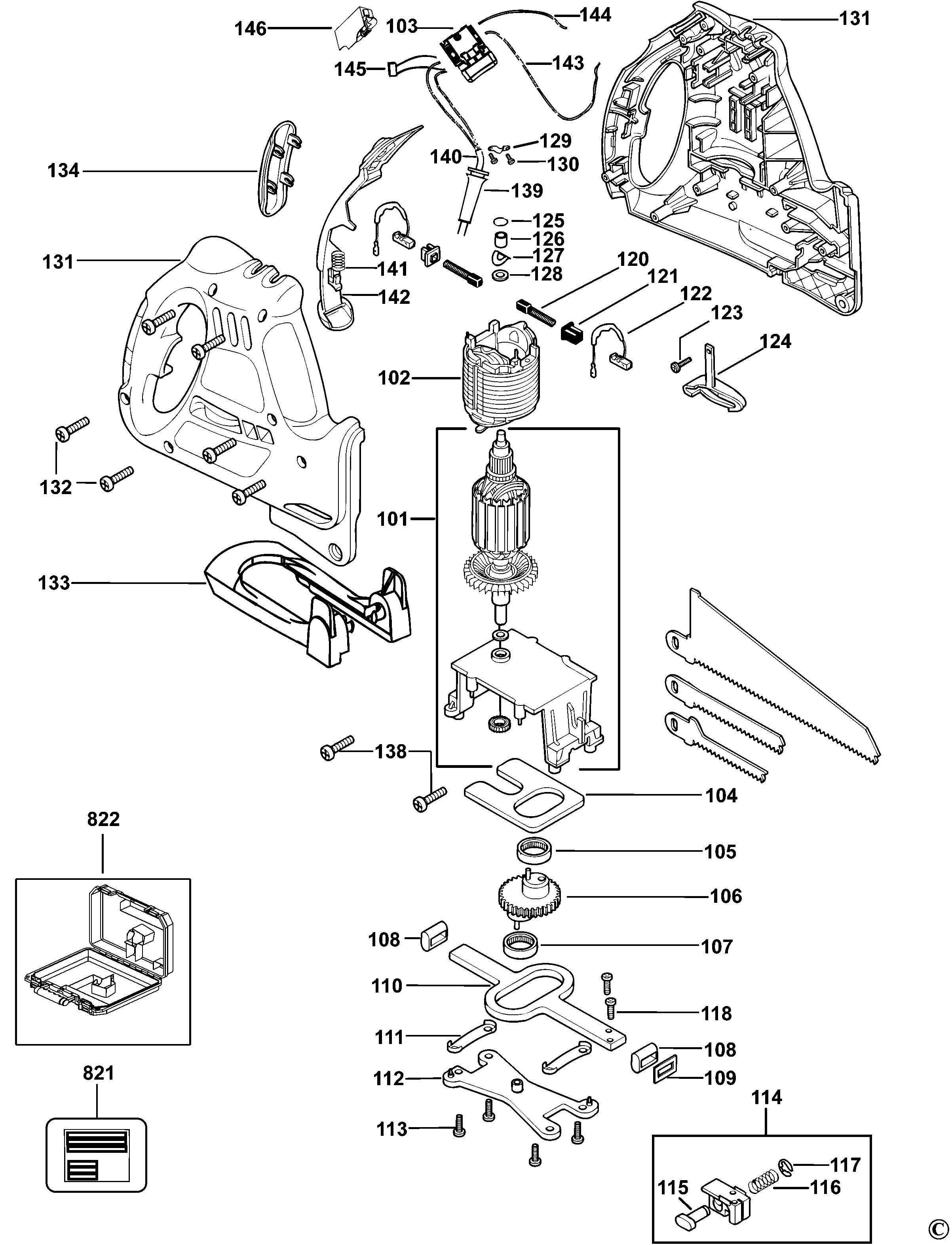 BLACK+DECKER SAW (Type 3)