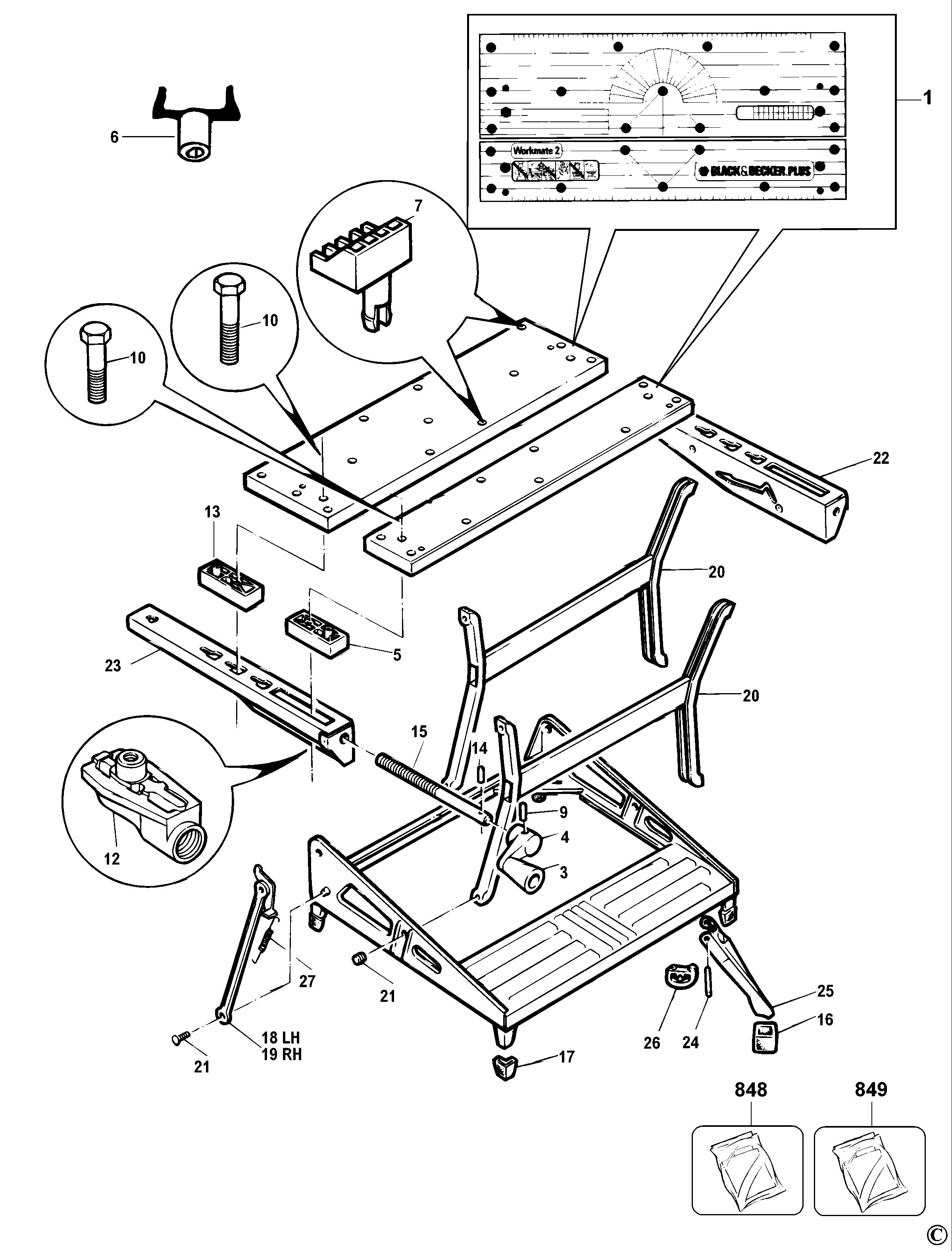 BLACK+DECKER WORKMATE (Type 11)