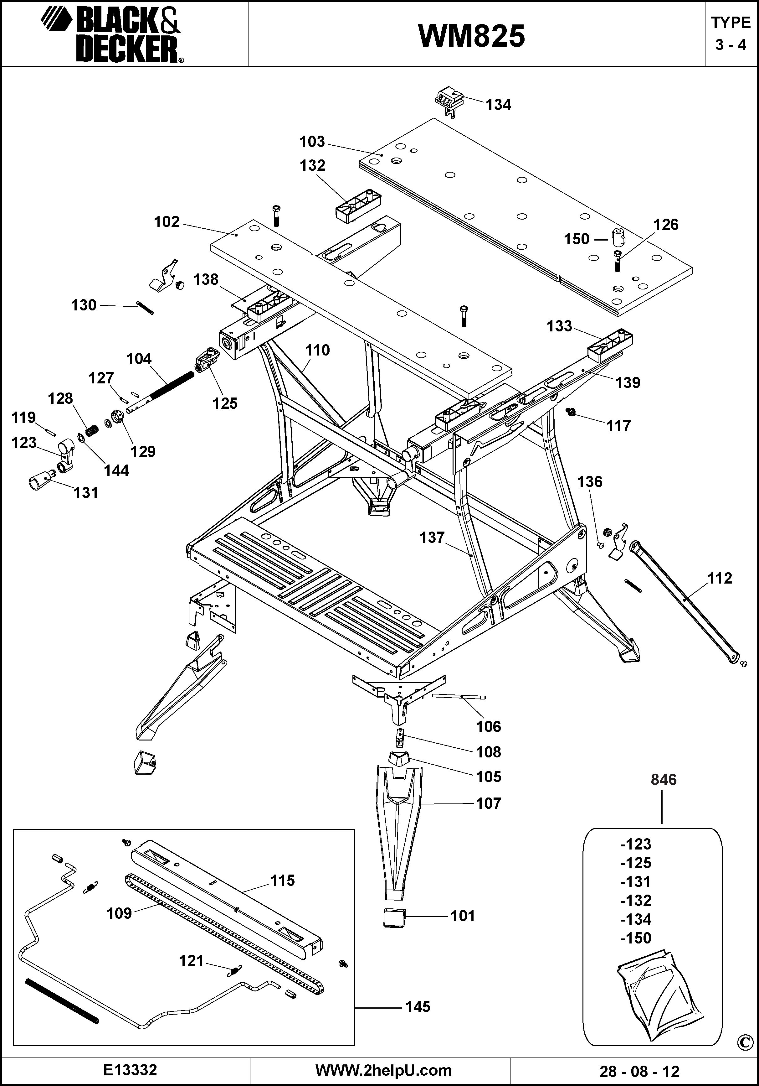 BLACK+DECKER WORKMATE (Type 3)