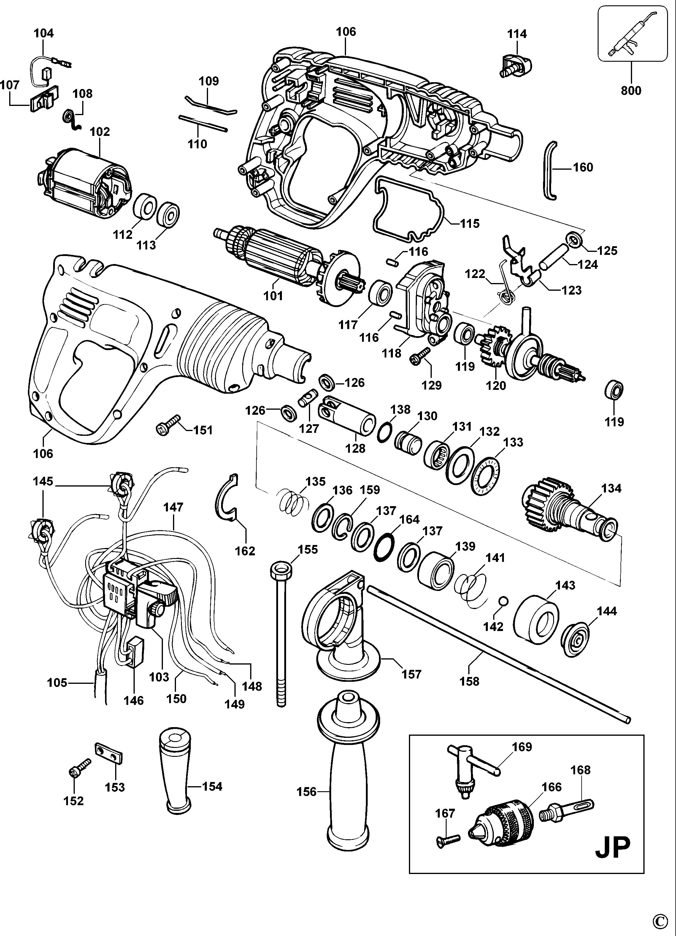 BLACK+DECKER ROTARY HAMMER (Type 2)