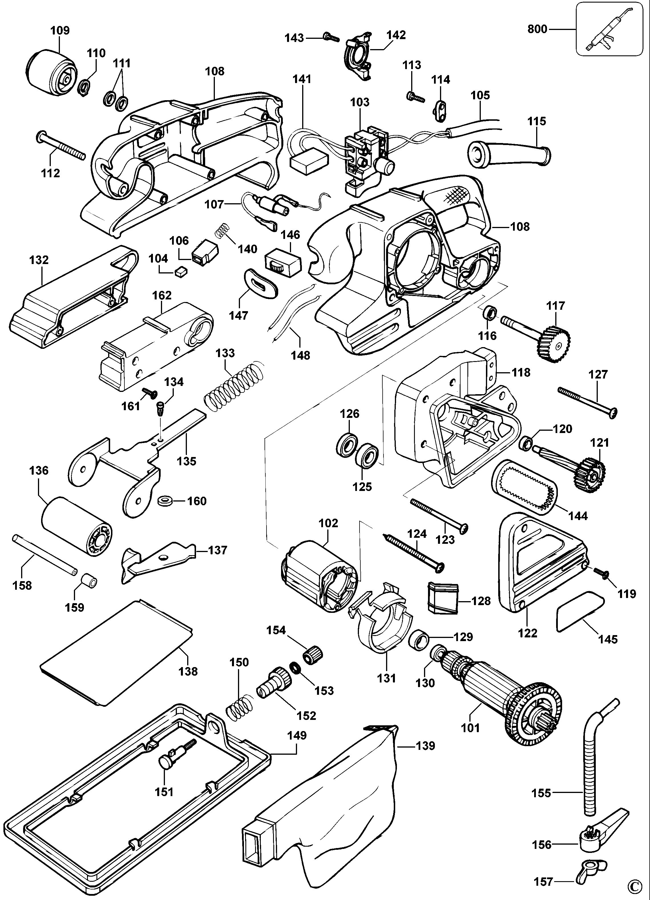 BLACK+DECKER BELT SANDER (Type 2)