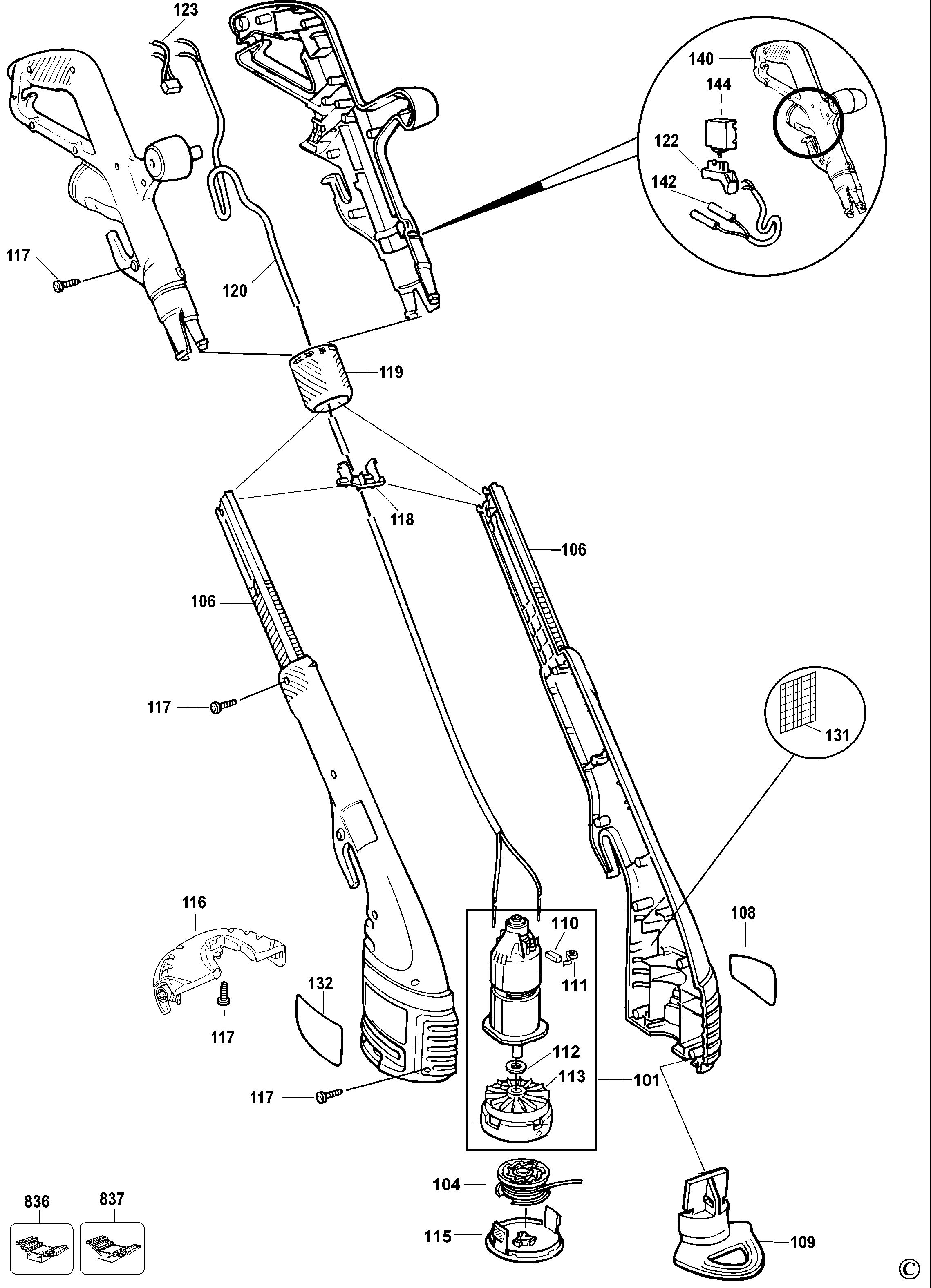 BLACK+DECKER STRING TRIMMER (Type 4)