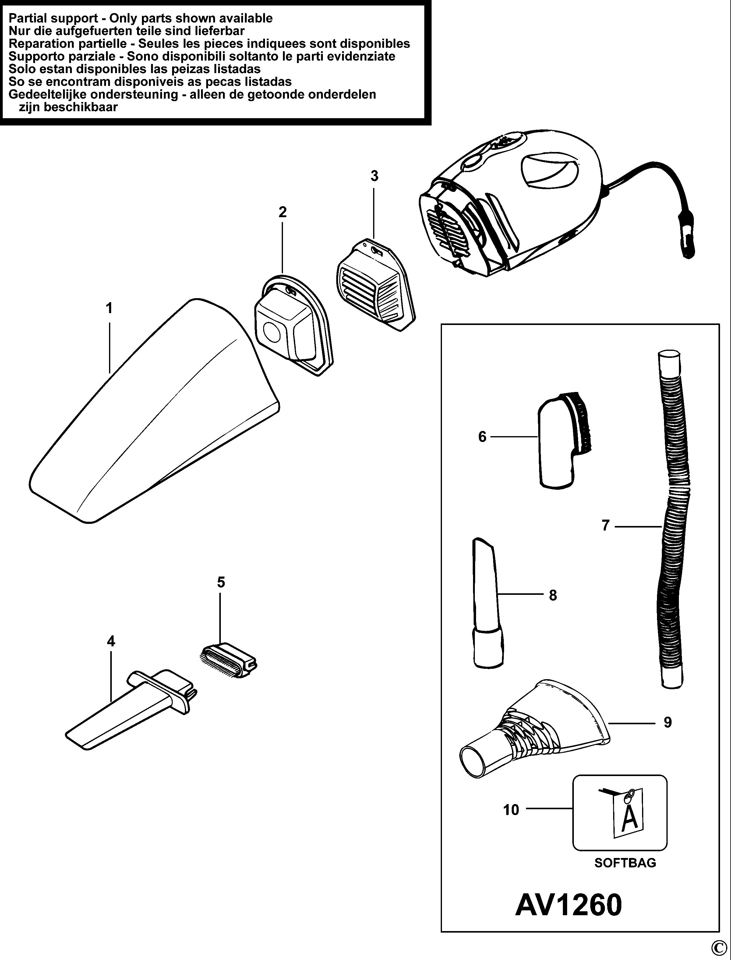 BLACK+DECKER CAR VACUUM (Type 1)