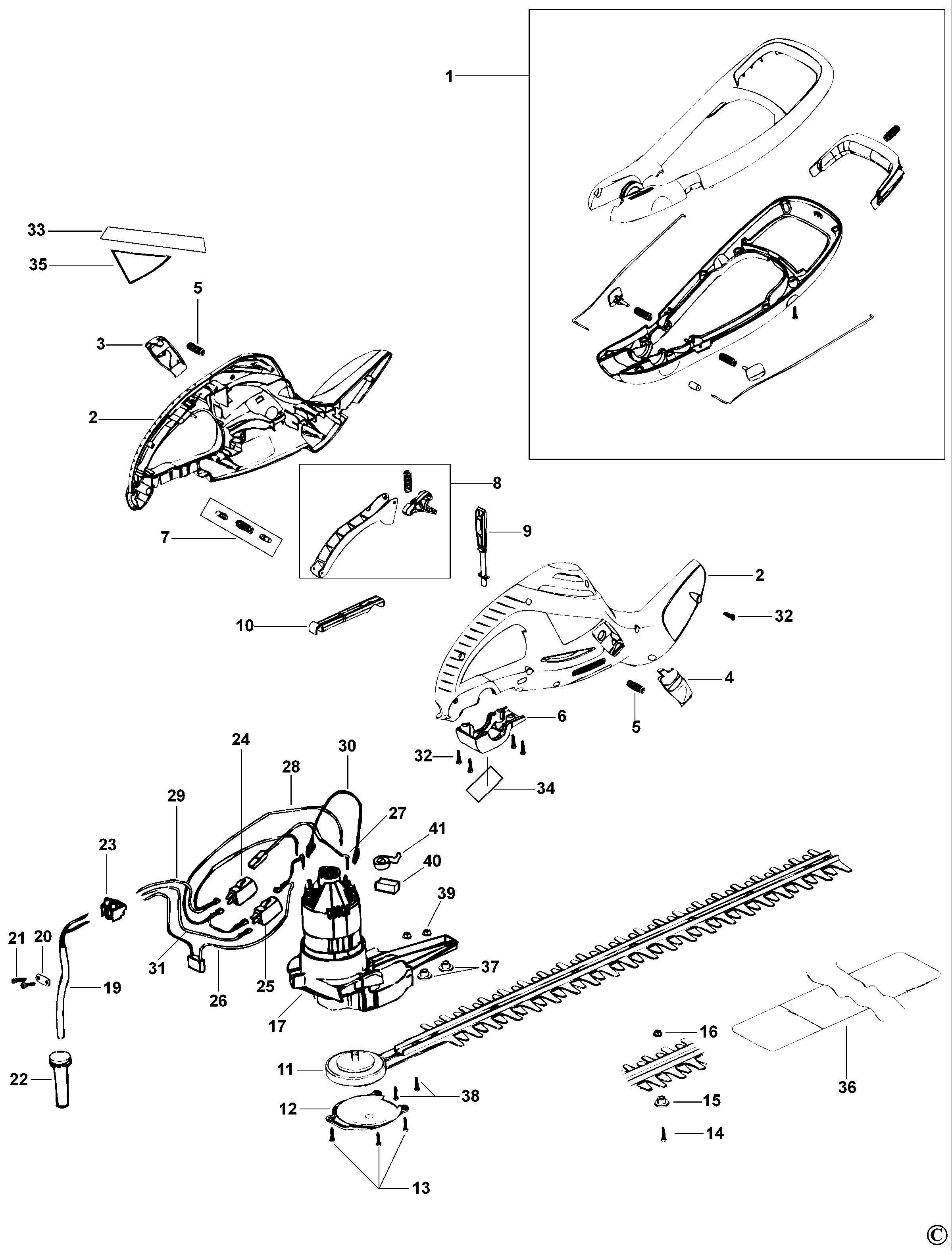 BLACK+DECKER HEDGETRIMMER (Type 1)