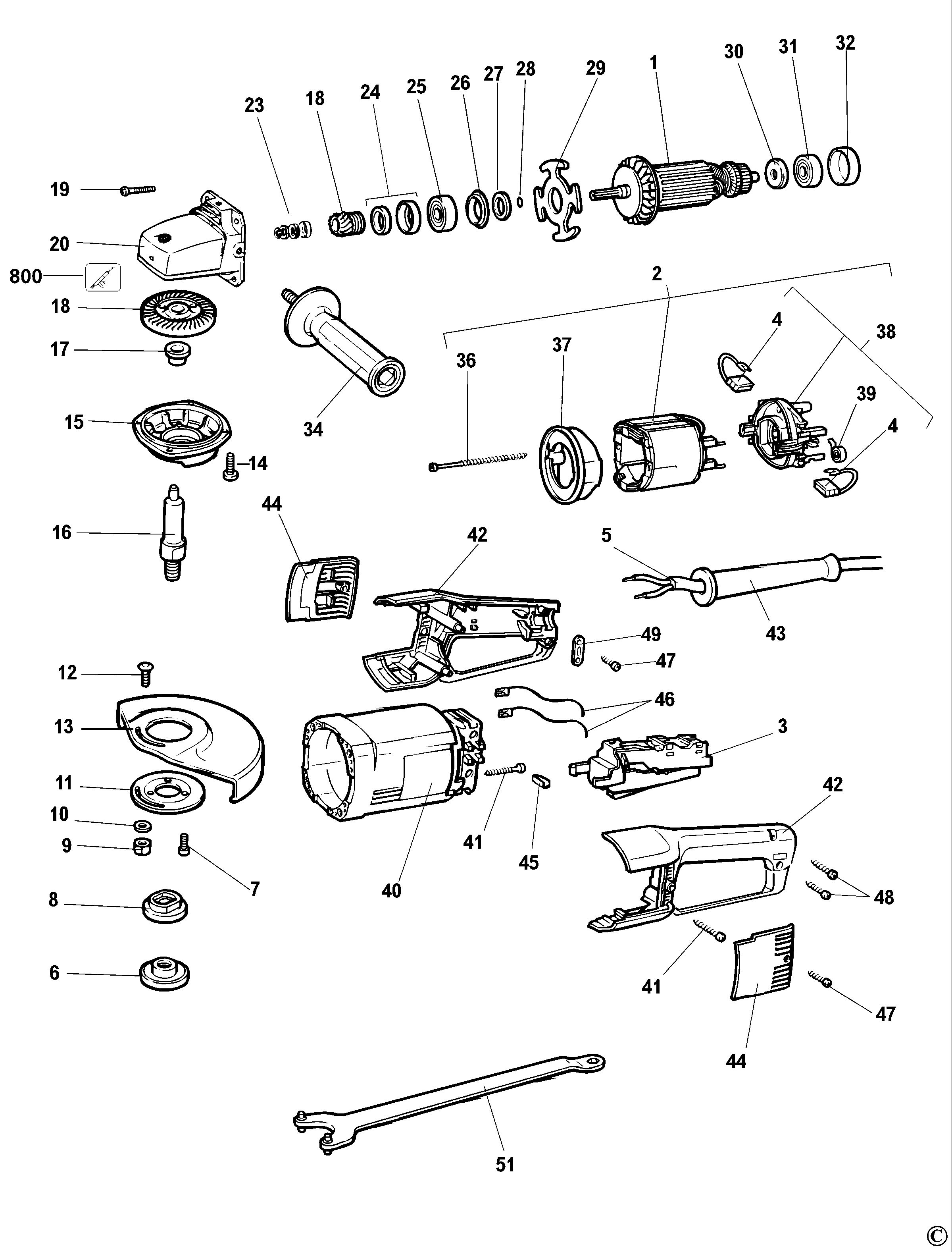 BLACK+DECKER ANGLE GRINDER (Type 4)