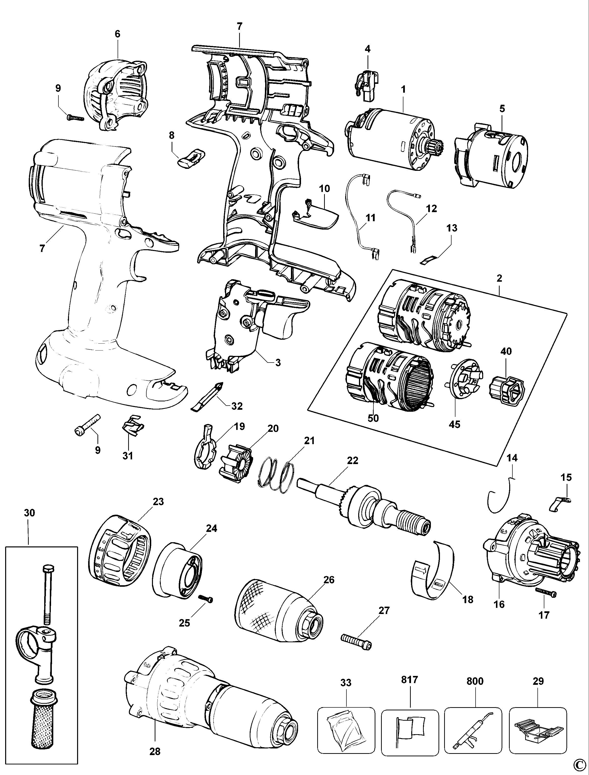 DEWALT CORDLESS DRILL (Type 11)